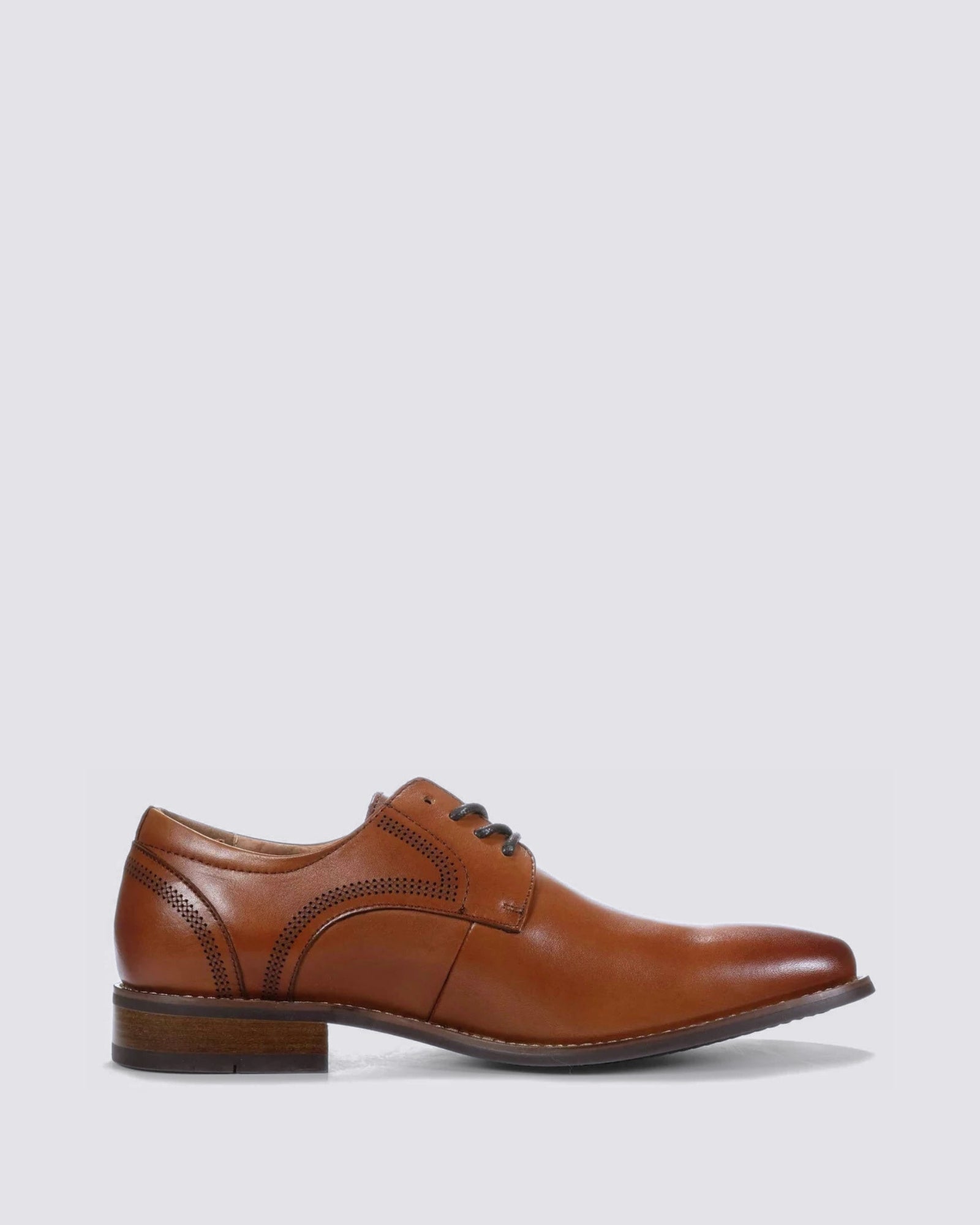 WHALE II MENS DRESS SHOES TAN BURNISH
