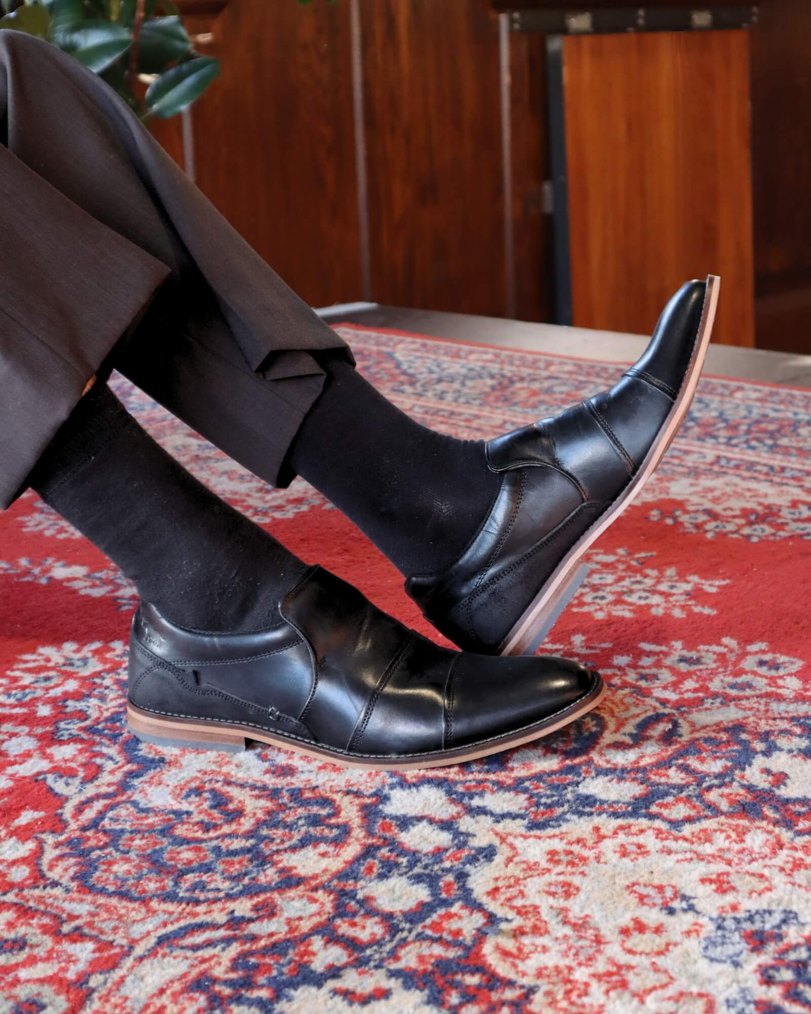 DUBLIN DRESS SHOES BLACK LEATHER