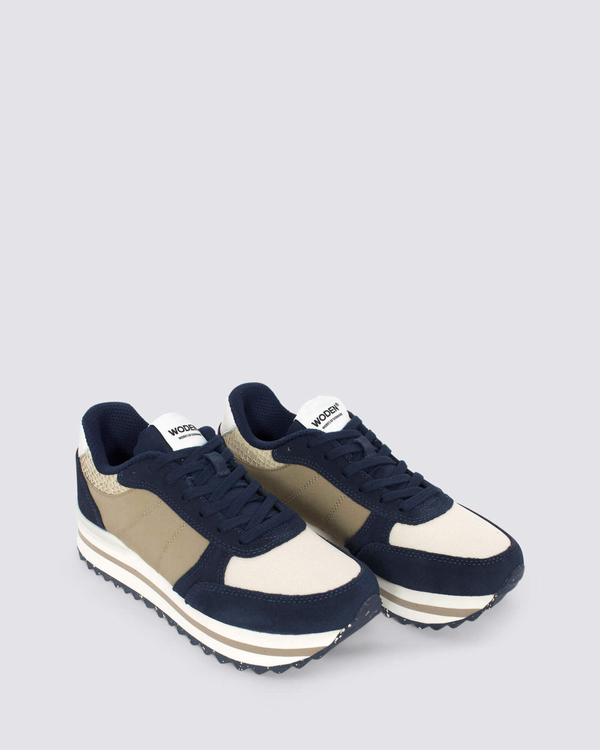 RONJA PLATEAU PLATFORM SNEAKERS NAVY MULTI