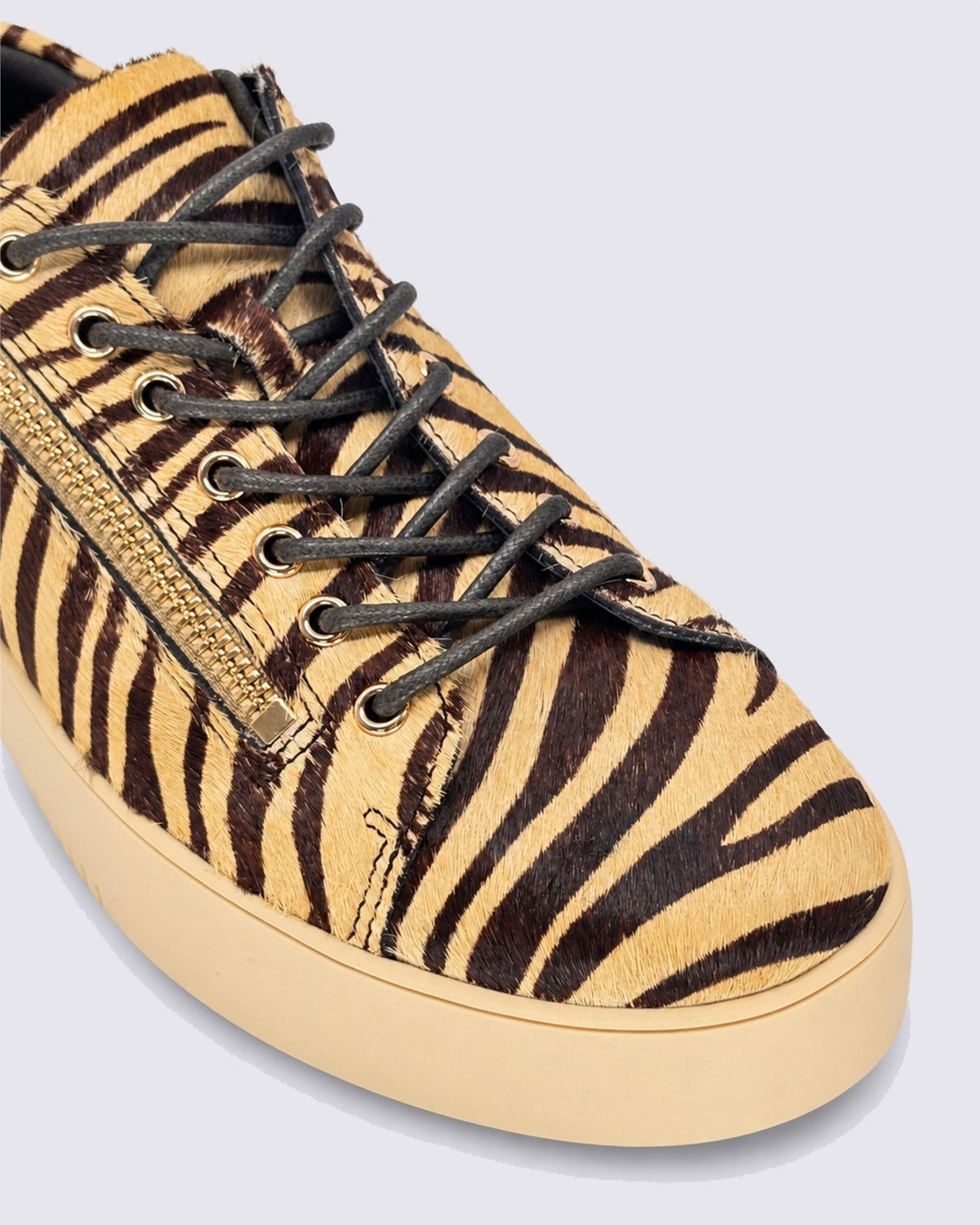 WOLFIE SNEAKERS CAMEL/CHOCOLATE PONY