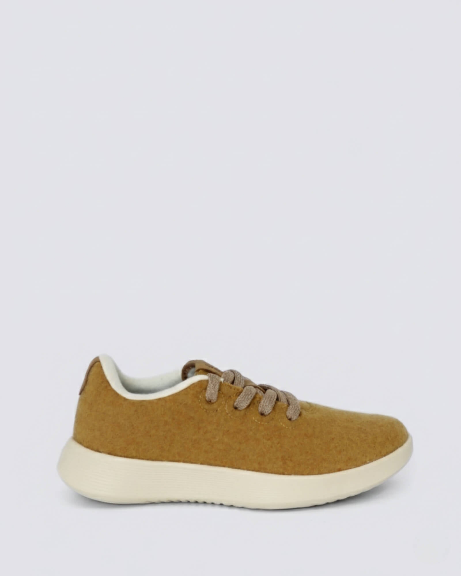 WOMENS WOOL RUNNER NZ LUXE GOLD/STONY CREAM