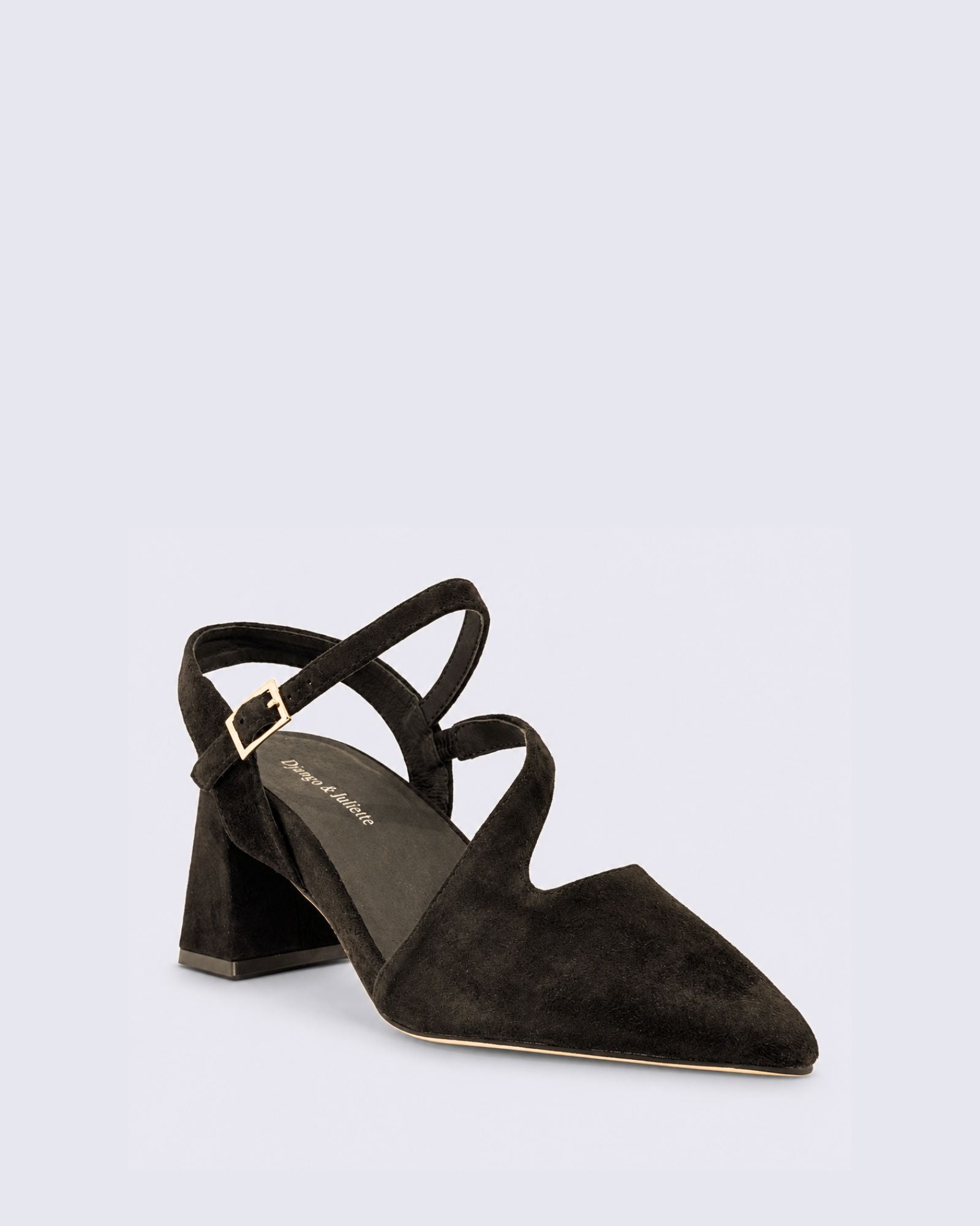 WRYN HEELS CHOCOLATE SUEDE