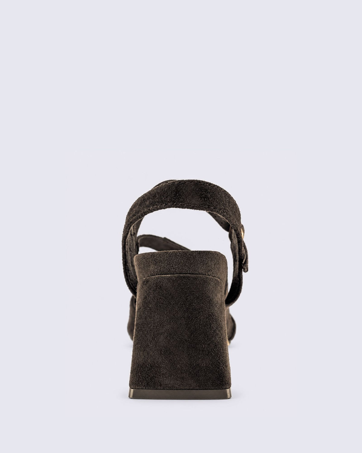 WRYN HEELS CHOCOLATE SUEDE