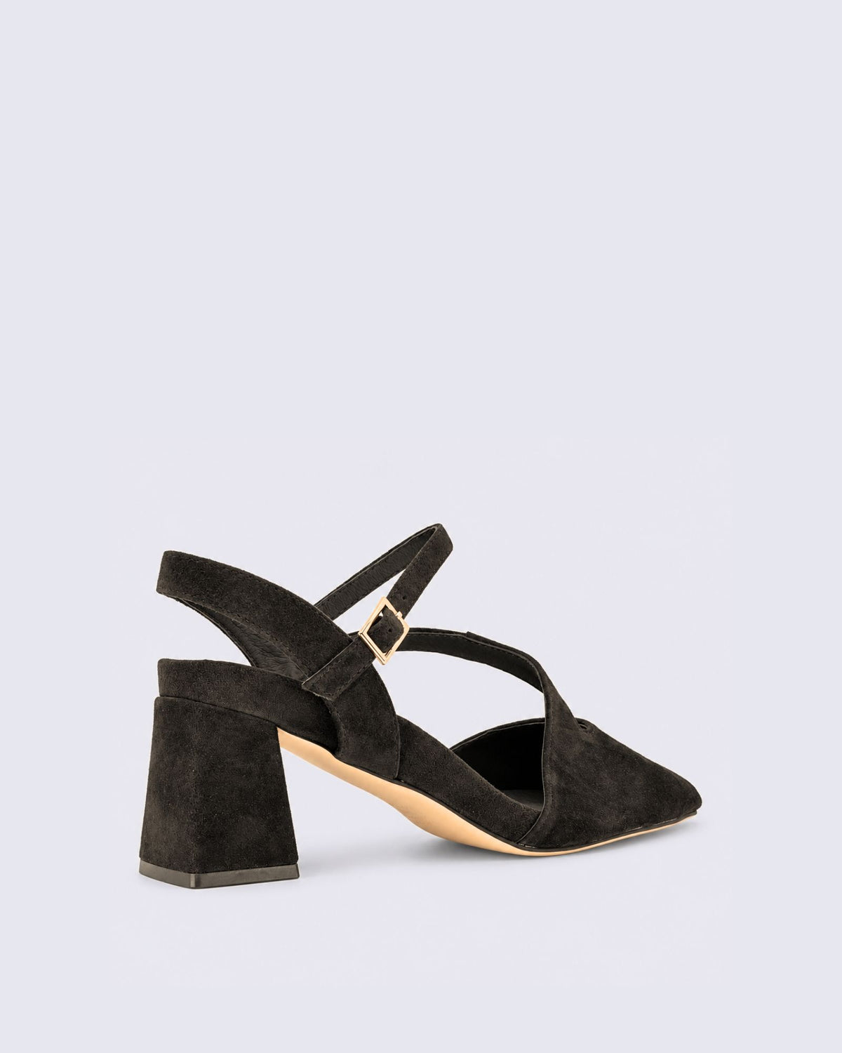 WRYN HEELS CHOCOLATE SUEDE