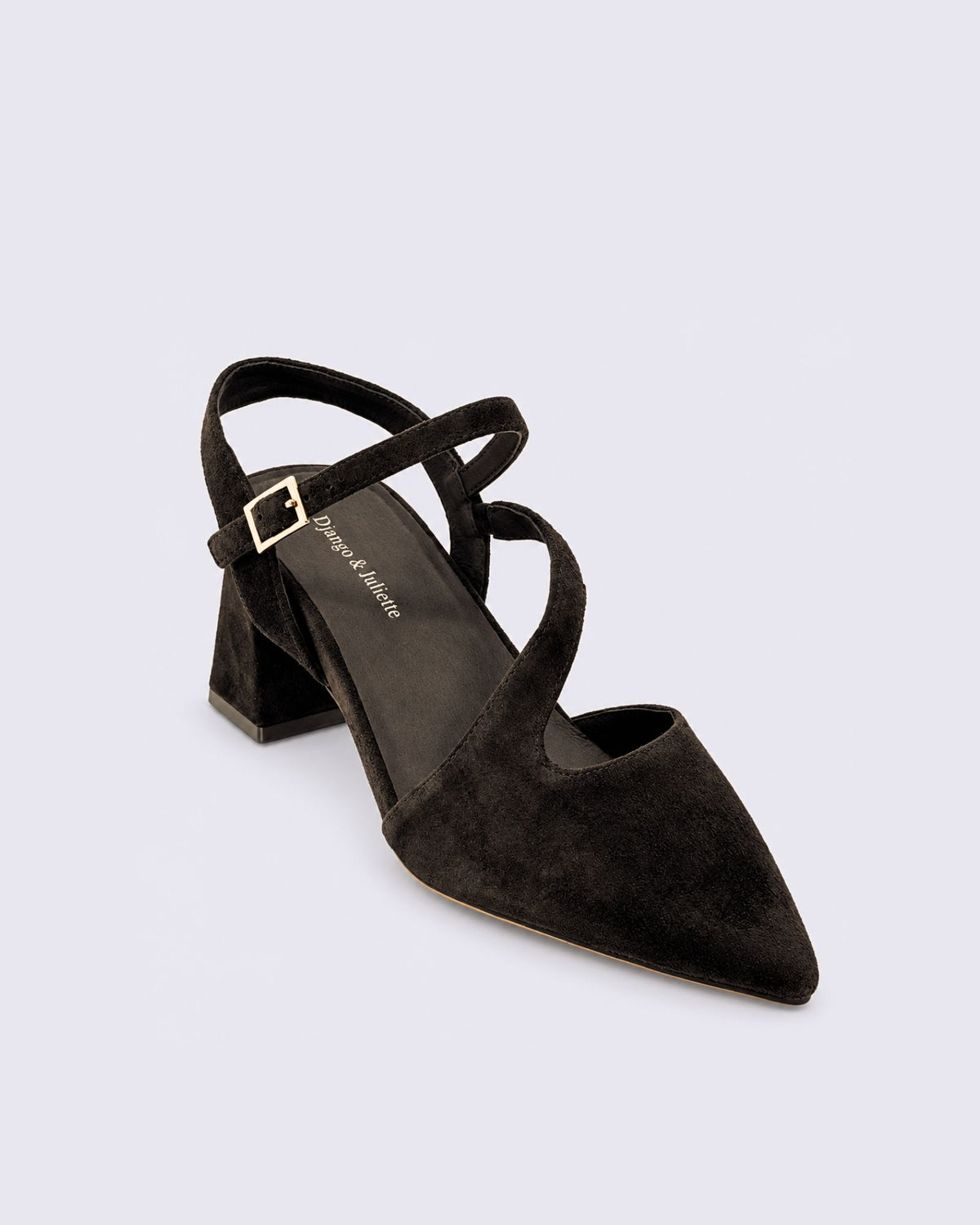 WRYN HEELS CHOCOLATE SUEDE