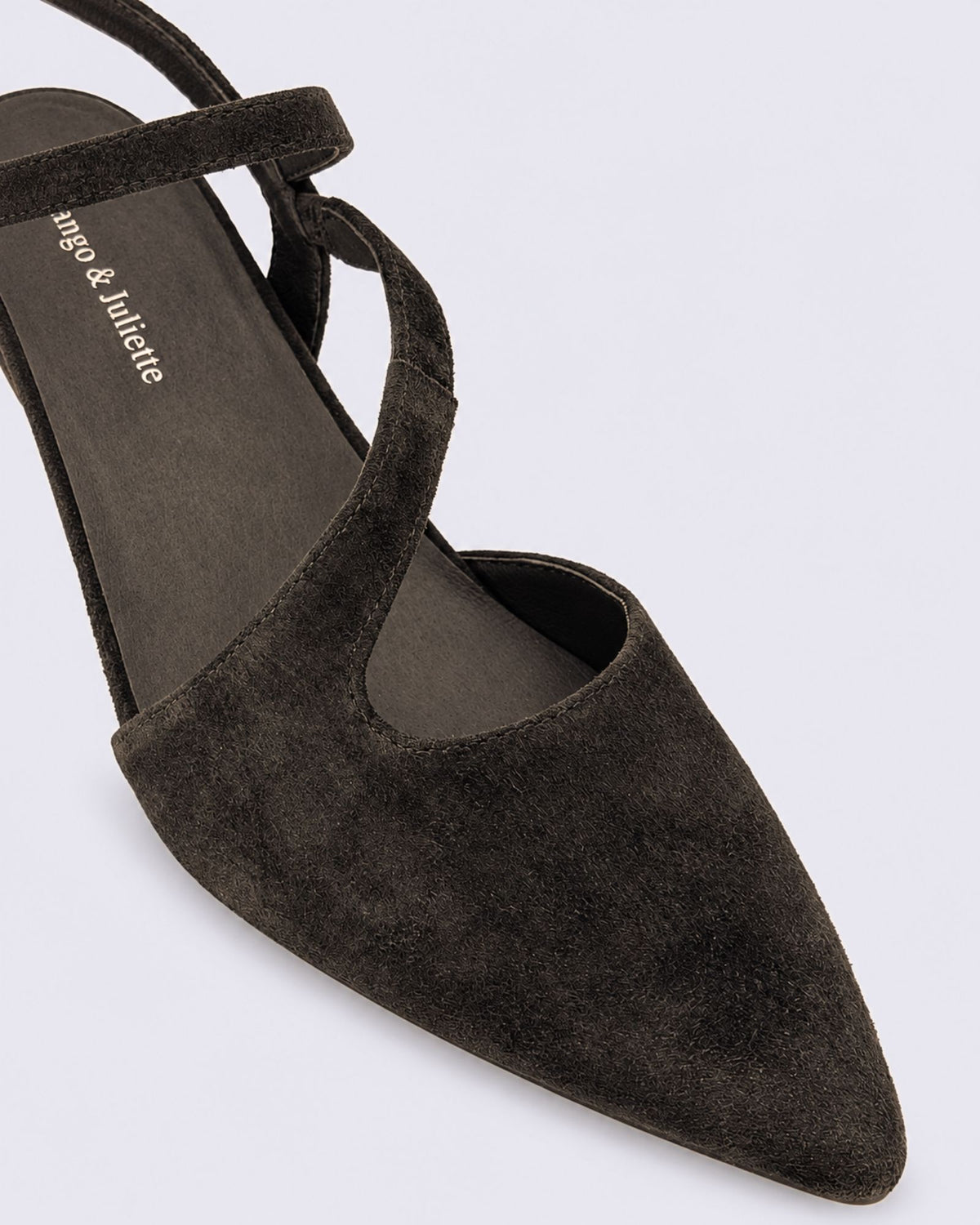 WRYN HEELS CHOCOLATE SUEDE