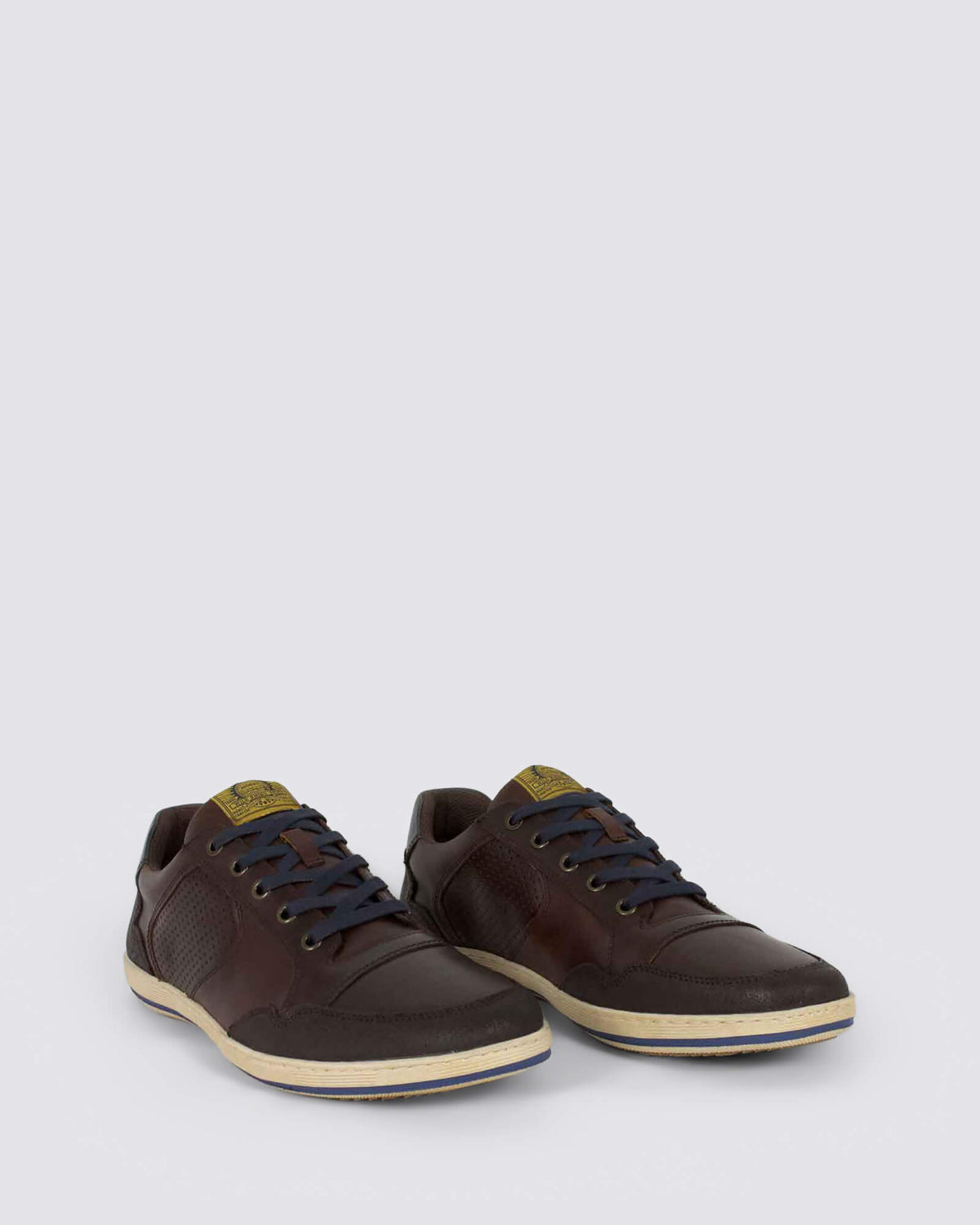 CREST MENS SNEAKERS DARK BROWN