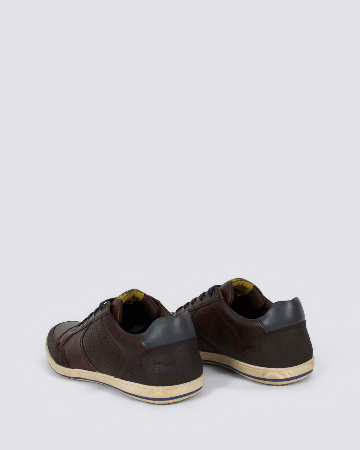 CREST MENS SNEAKERS DARK BROWN