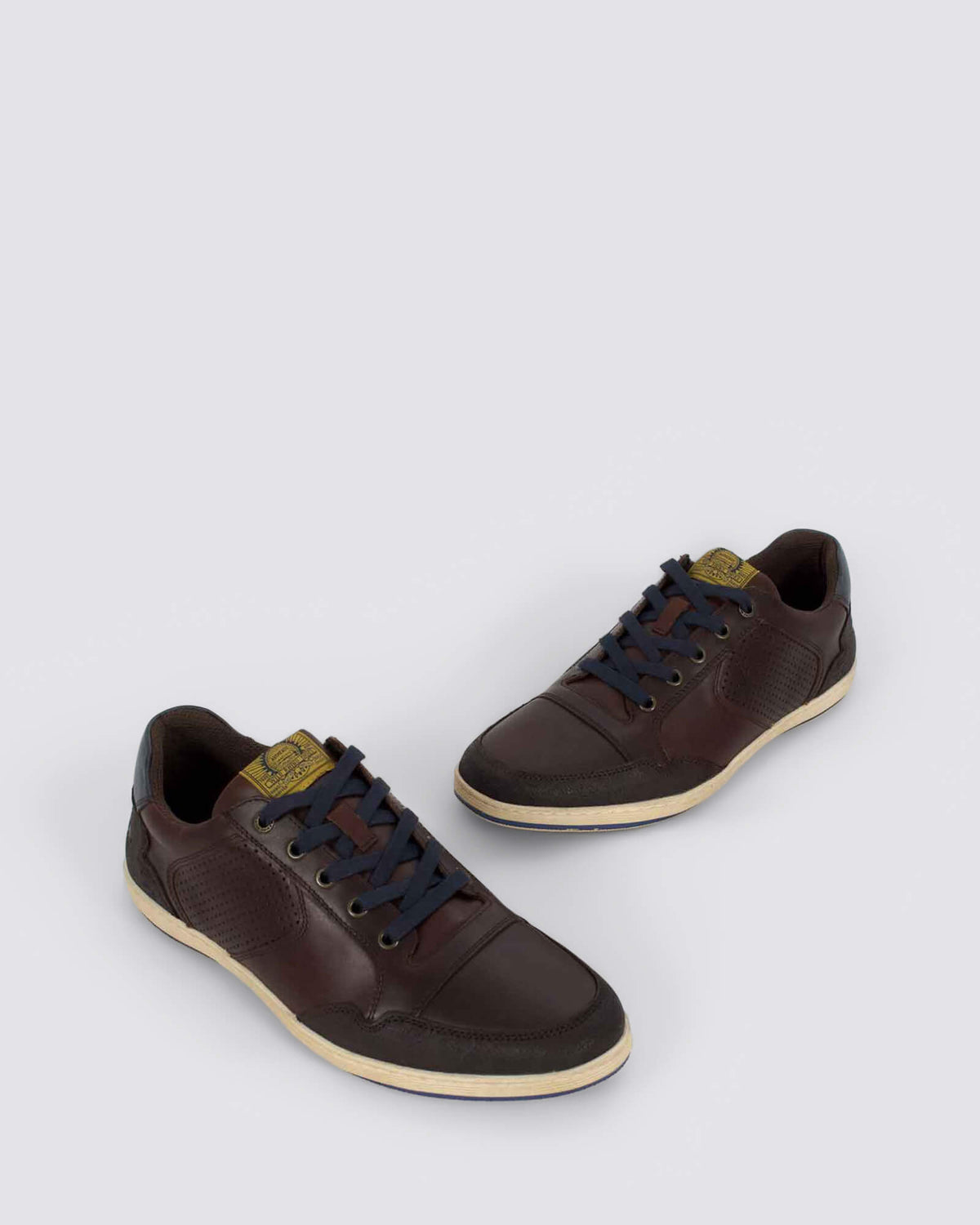 CREST MENS SNEAKERS DARK BROWN