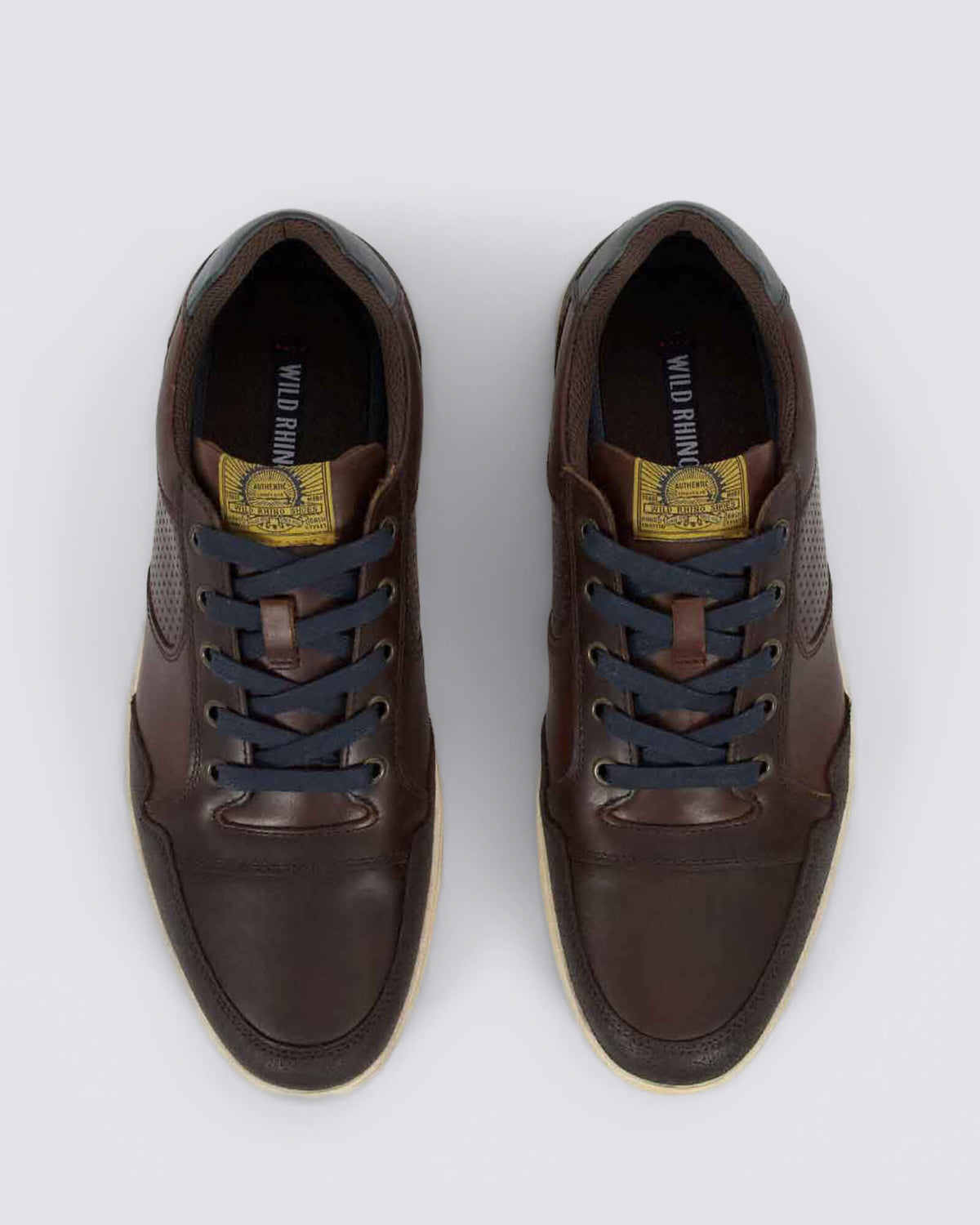 CREST MENS SNEAKERS DARK BROWN