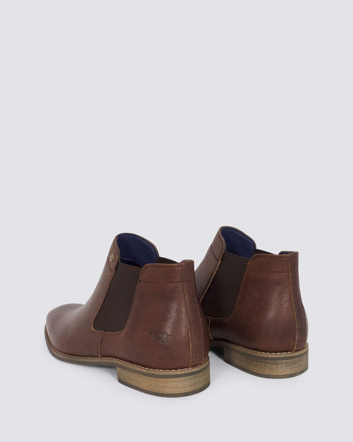 DRAKE MENS BOOTS DARK BROWN LEATHER