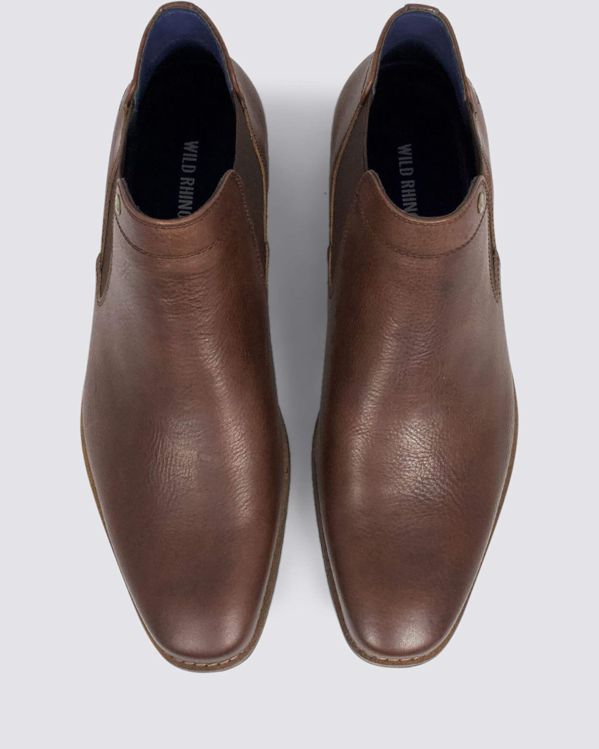 DRAKE MENS BOOTS DARK BROWN LEATHER