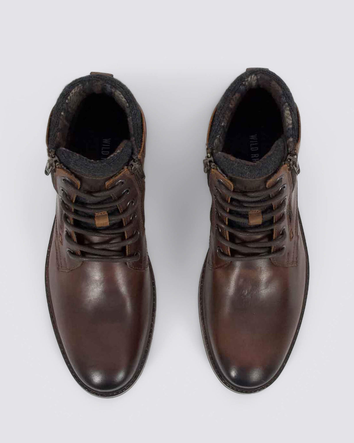 WOODLAND MENS BOOTS RUST