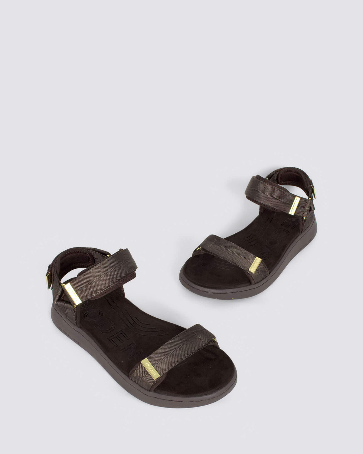 LINE SANDALS CHOCOLATE