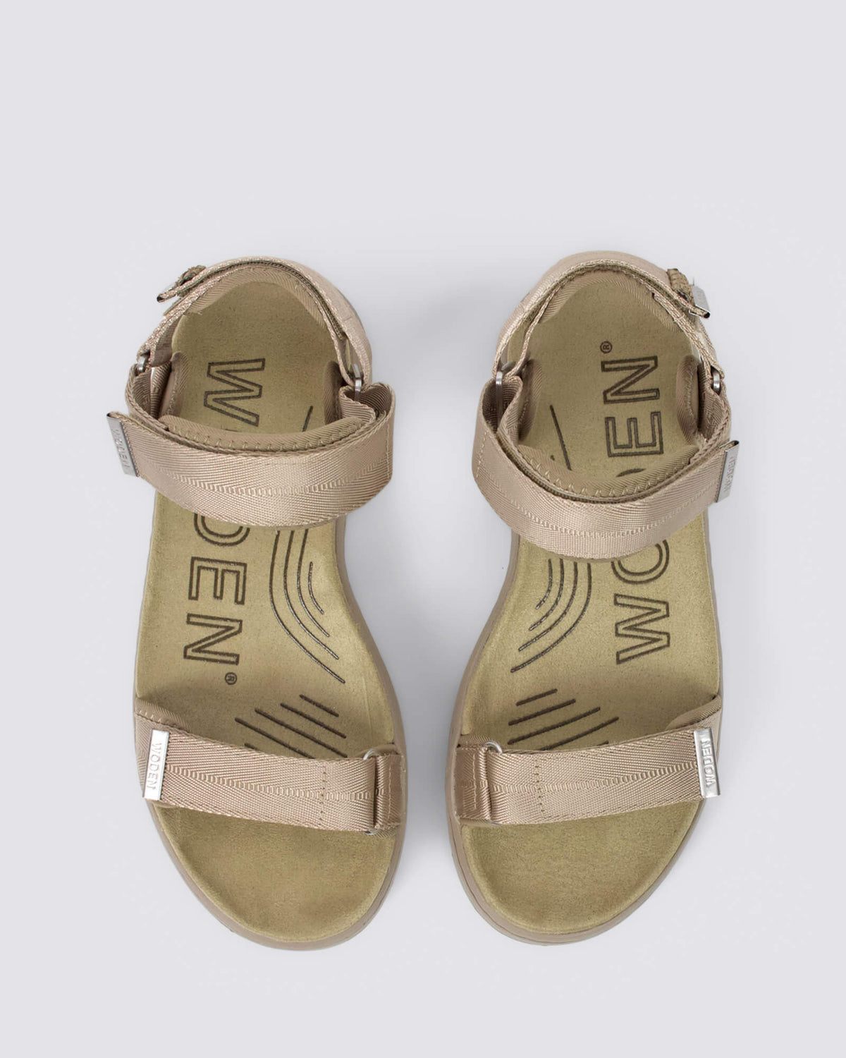 LINE SANDALS SILVER MINK/SILVER MINK