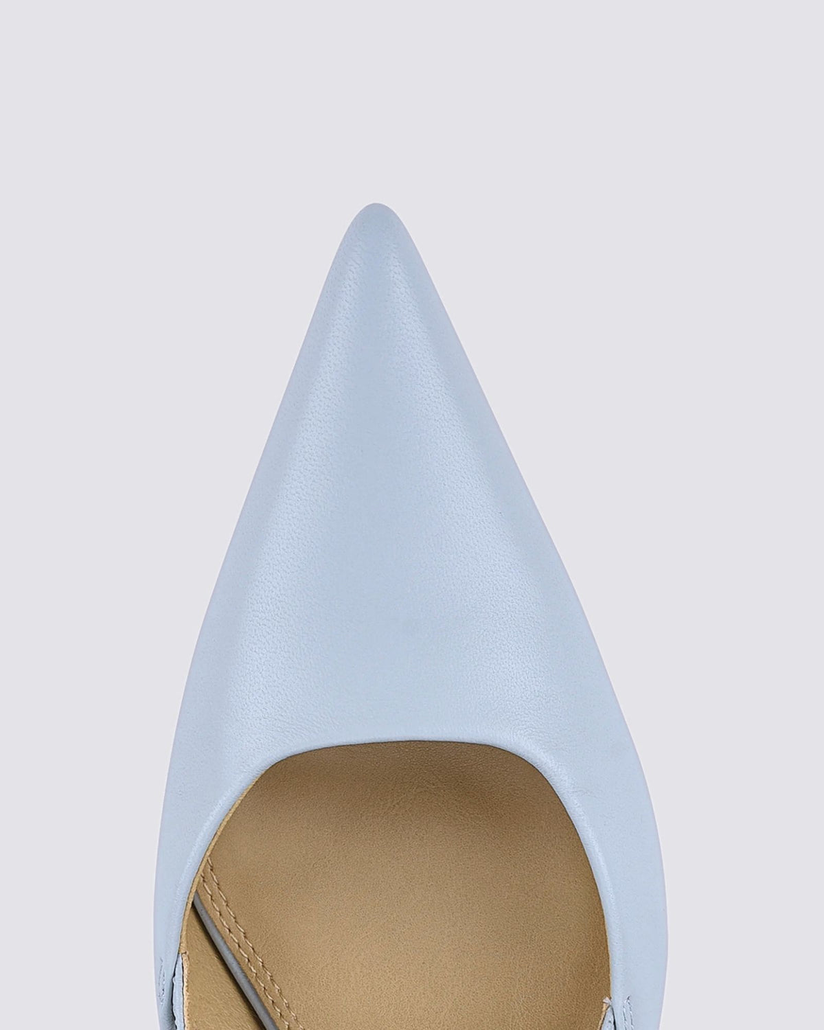 YASMINE SLINGBACK HEELS SOFT BLUE LEATHER