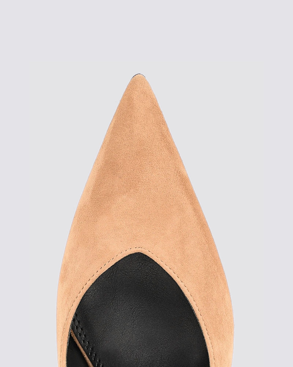 YORY SLINGBACK KITTEN HEELS CAMEL TAN SUEDE