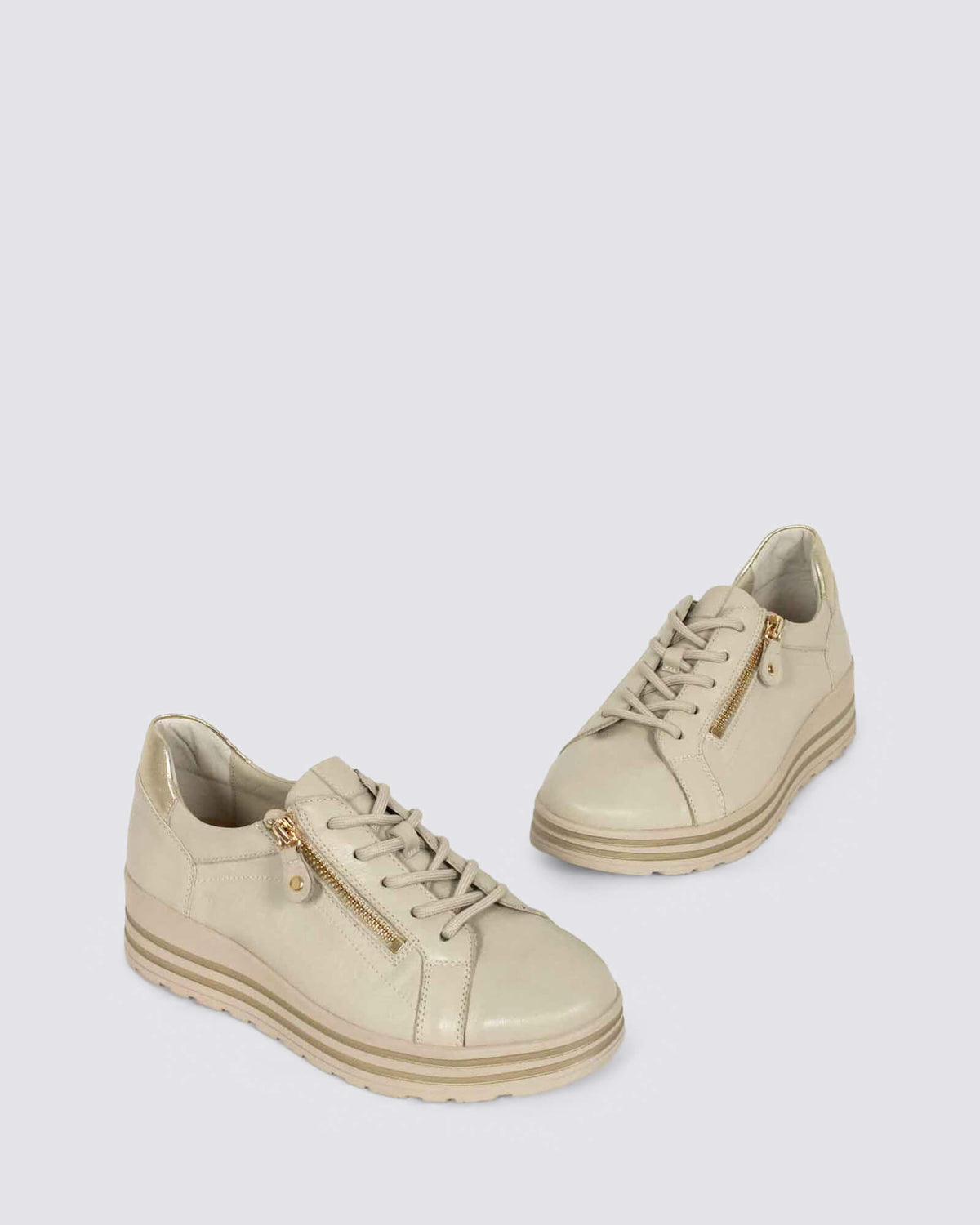 VAMRA XF-ZR SNEAKERS ALMOND/PALE GOLD
