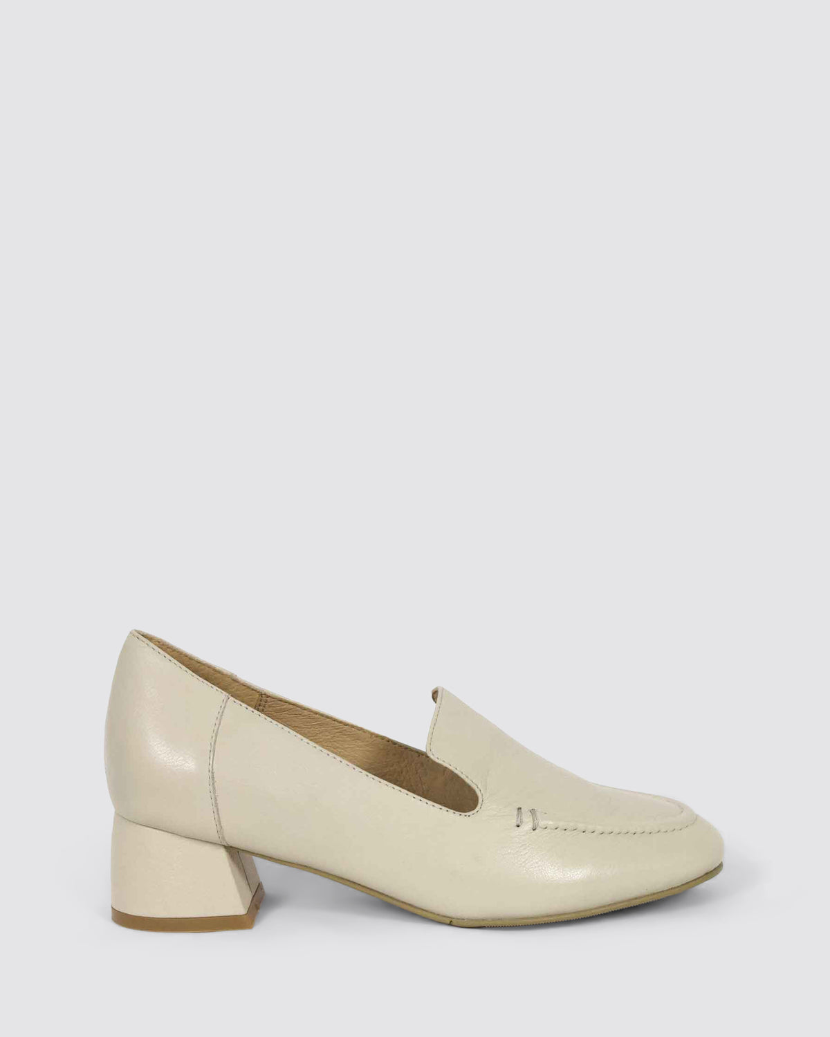 ZEDDA W-ZR HEELED LOAFERS ALMOND