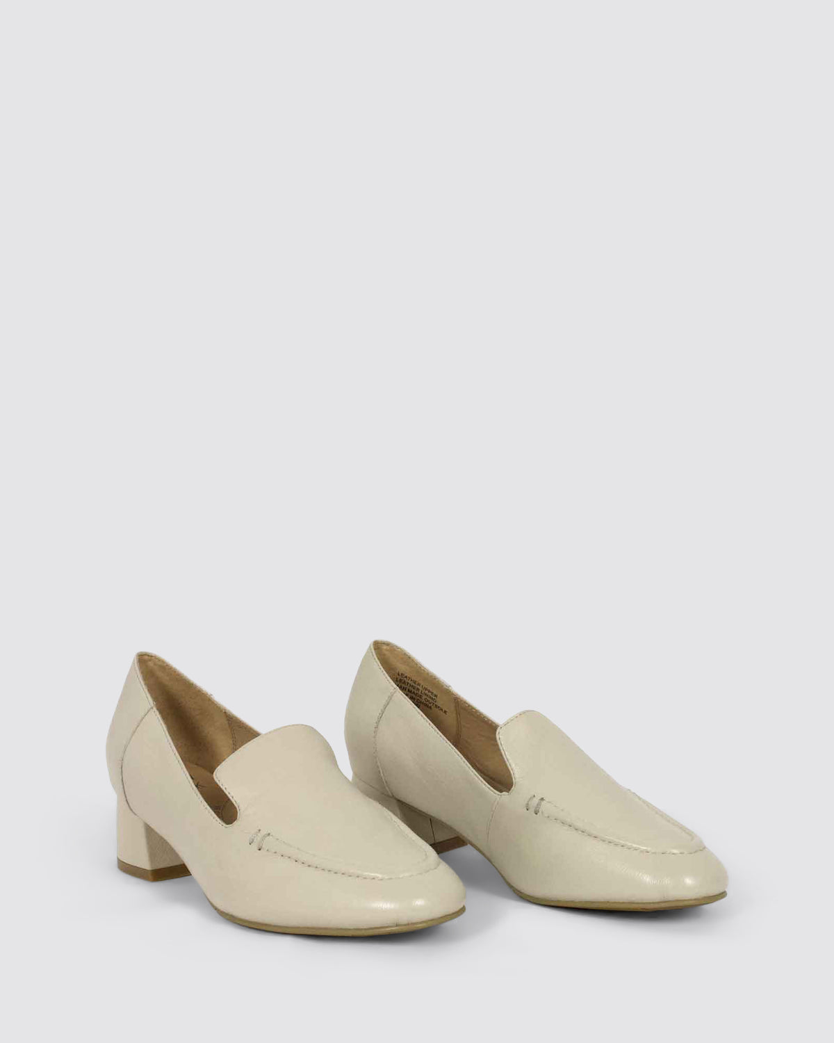 ZEDDA W-ZR HEELED LOAFERS ALMOND