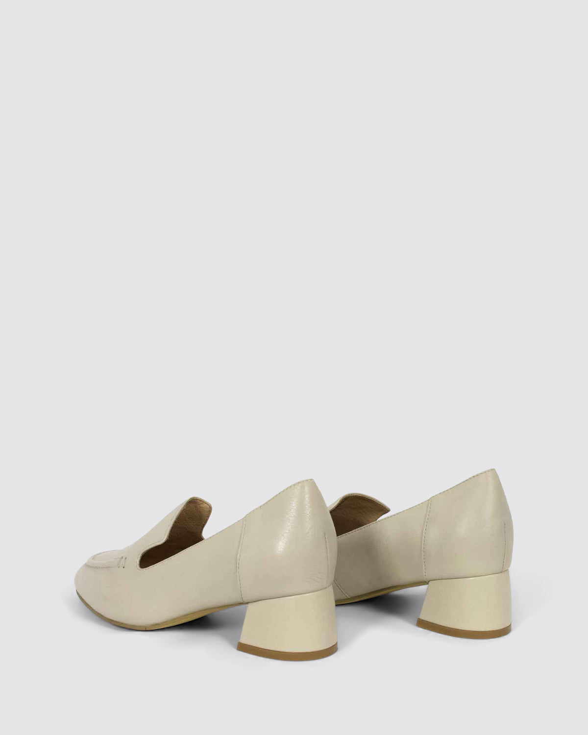 ZEDDA W-ZR HEELED LOAFERS ALMOND