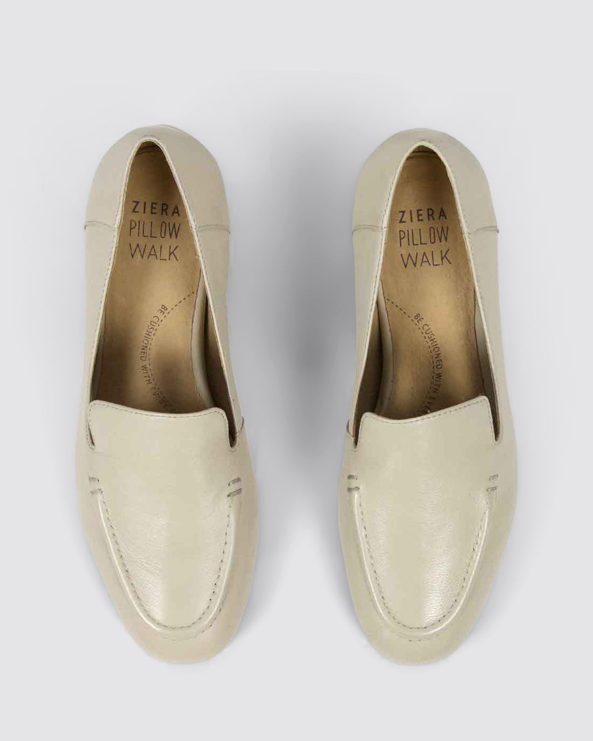 ZEDDA W-ZR HEELED LOAFERS ALMOND