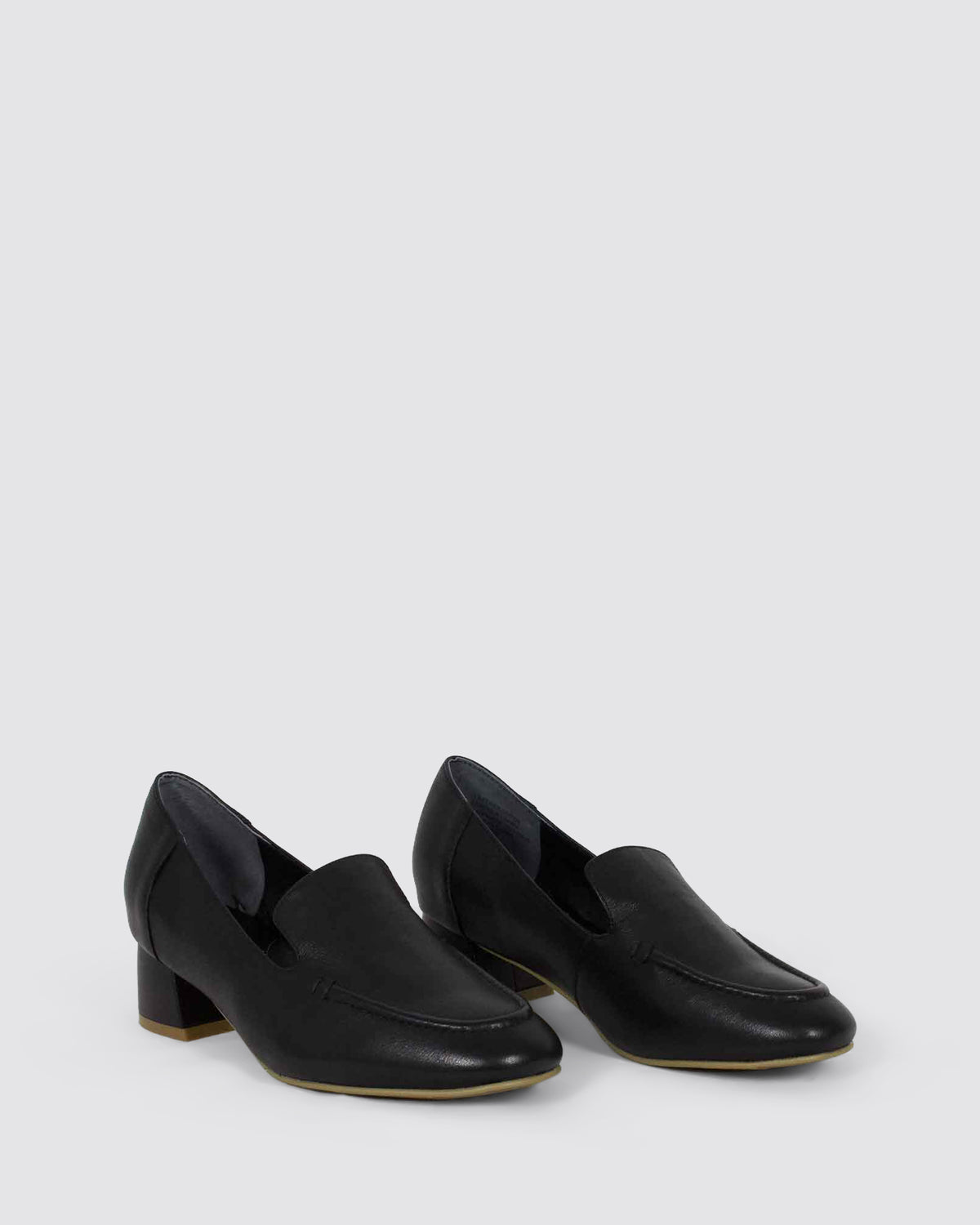 ZEDDA W-ZR HEELED LOAFERS BLACK