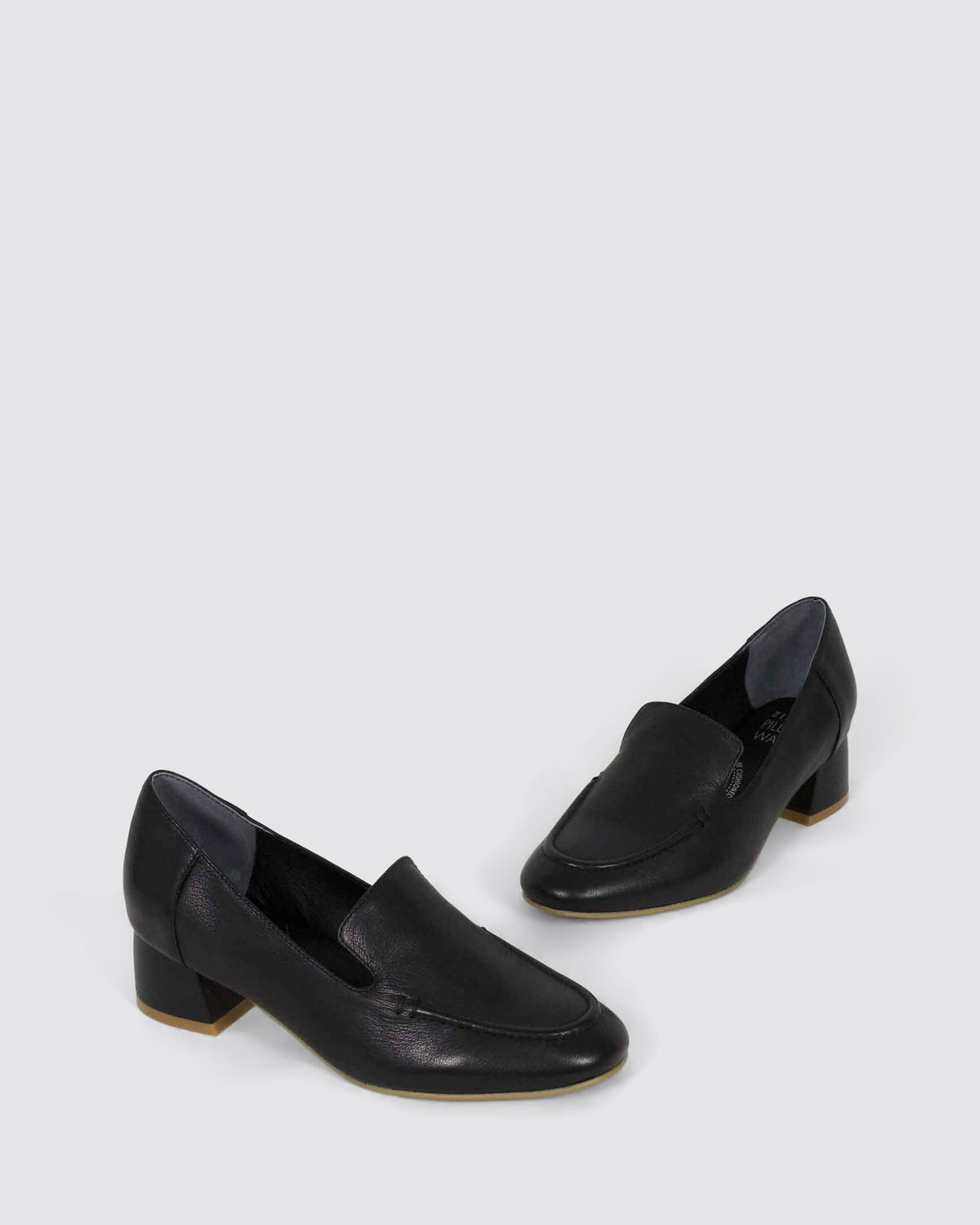 ZEDDA W-ZR HEELED LOAFERS BLACK