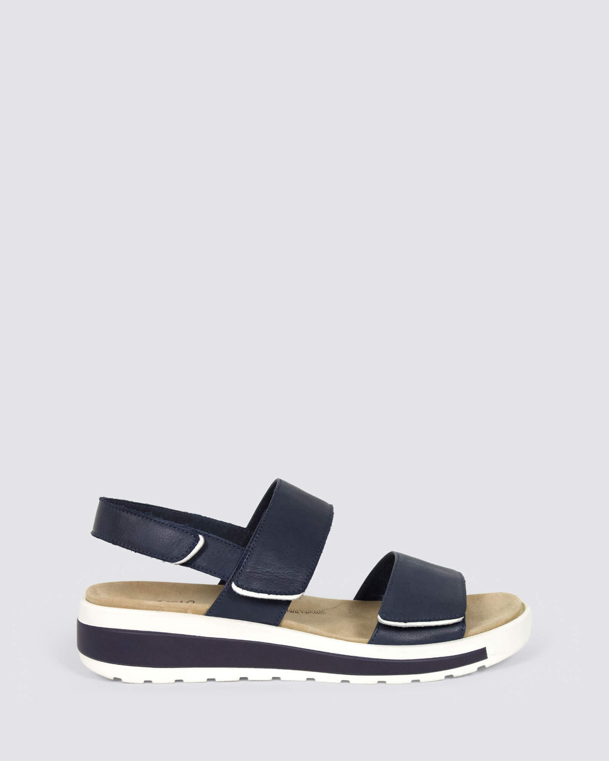 GARLIN W-ZR SANDALS NAVY/WHITE