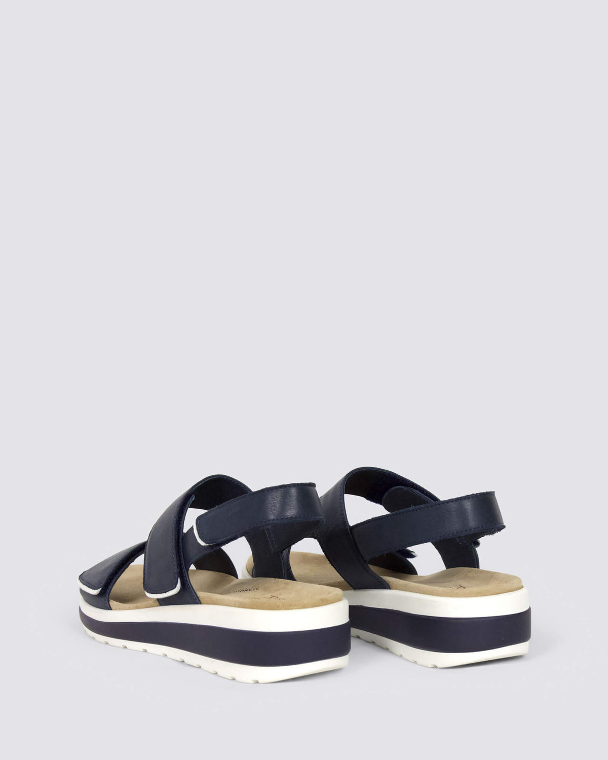 GARLIN W-ZR SANDALS NAVY/WHITE