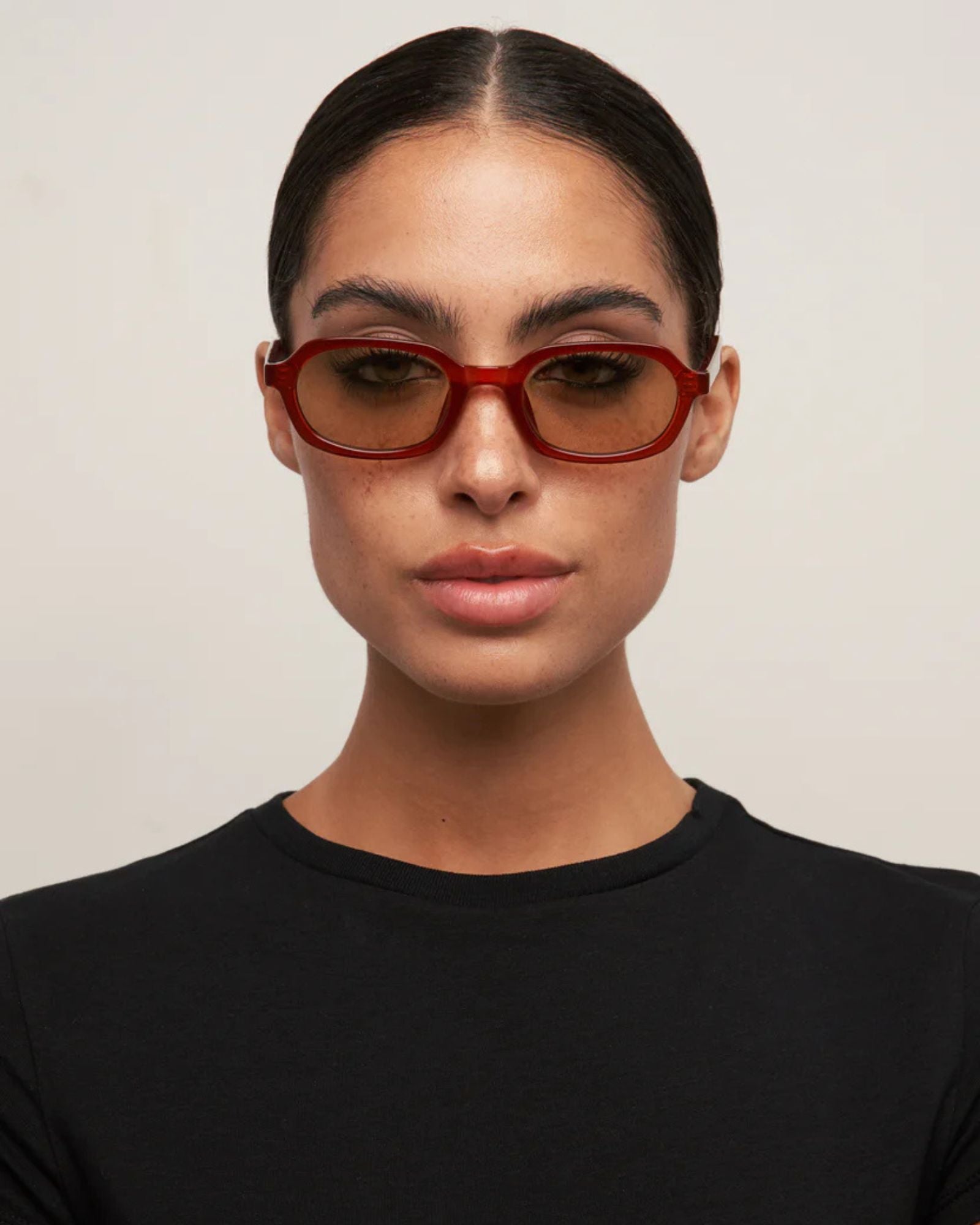 ABBY BURGUNDY/LIGHT GREEN