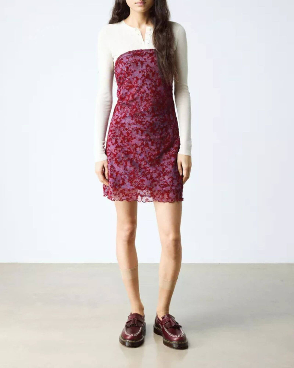 ADRIAN BEN TASSEL LOAFER CHERRY RED ORLEANS