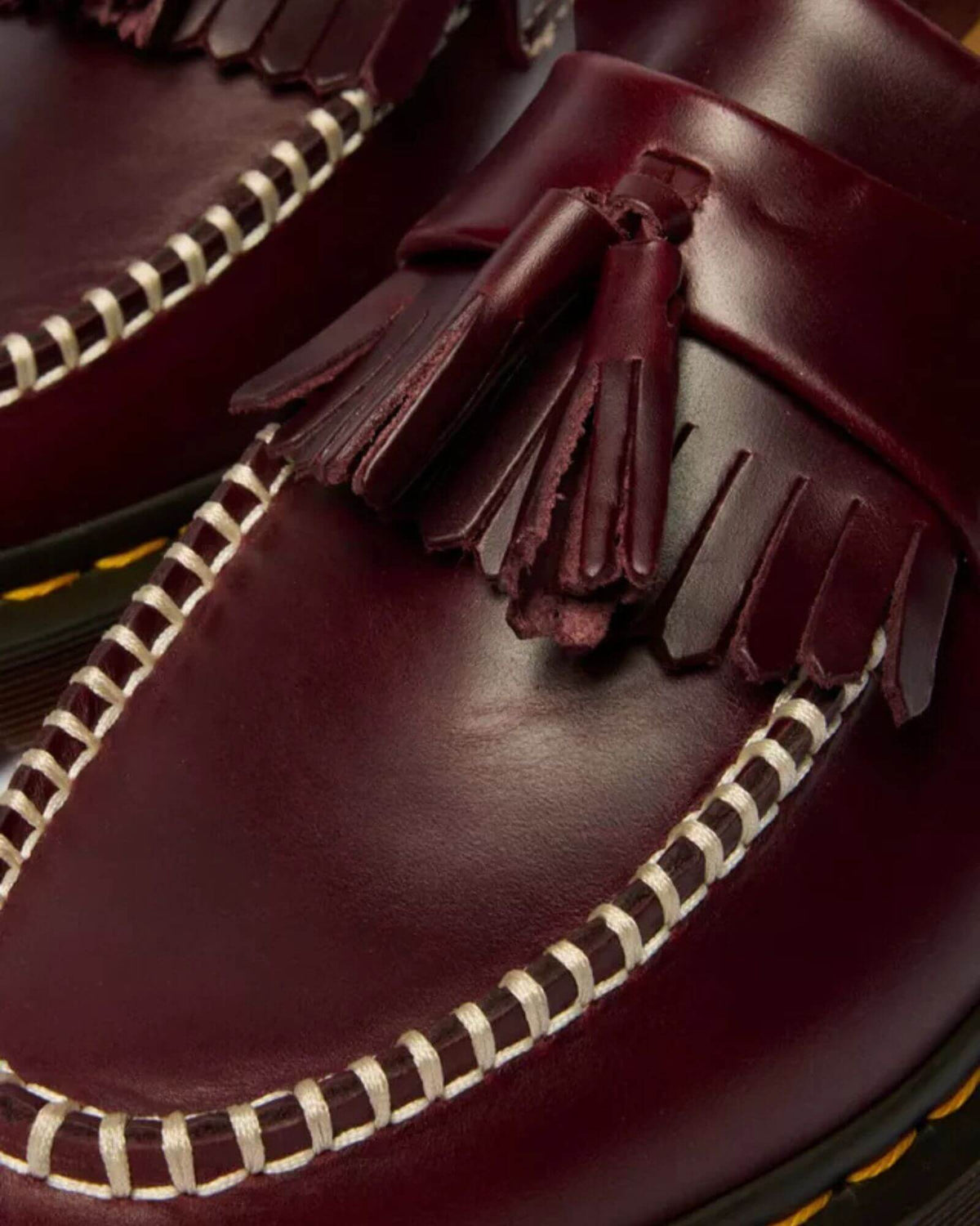 ADRIAN BEN TASSEL LOAFER CHERRY RED ORLEANS