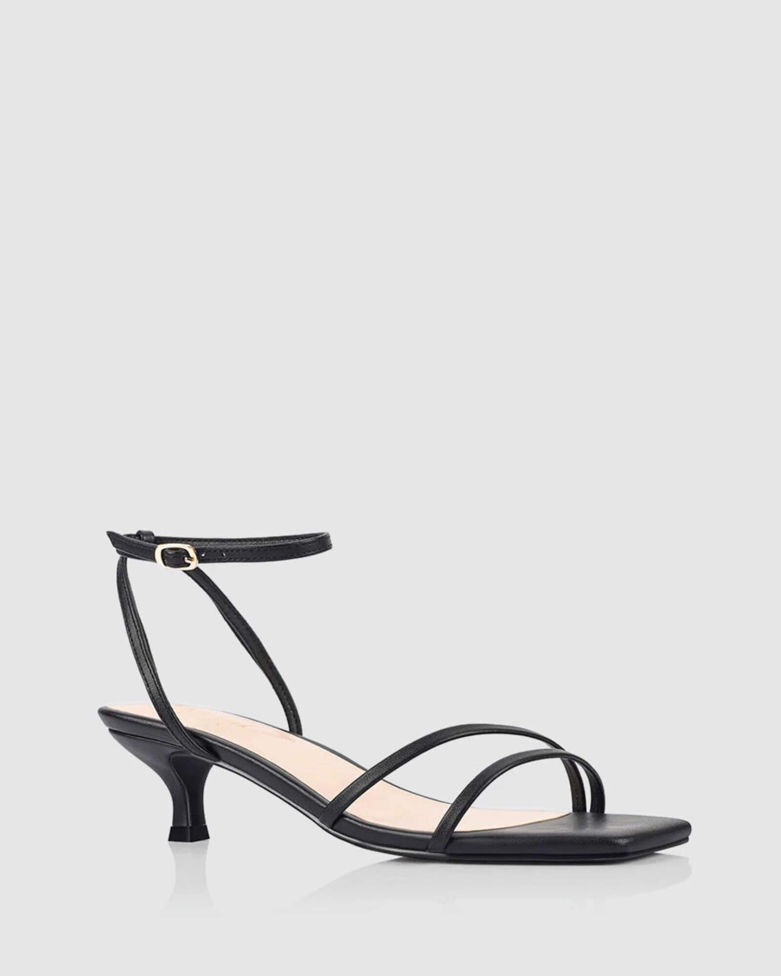 ALEX KITTEN HEELS BLACK