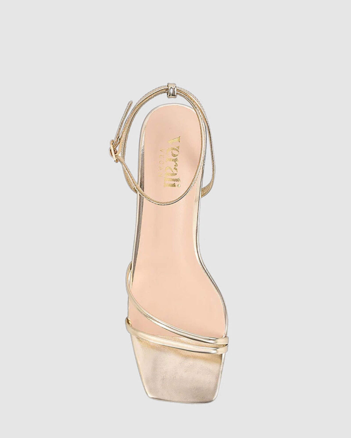 ALEX KITTEN HEELS CHAMPAGNE GOLD