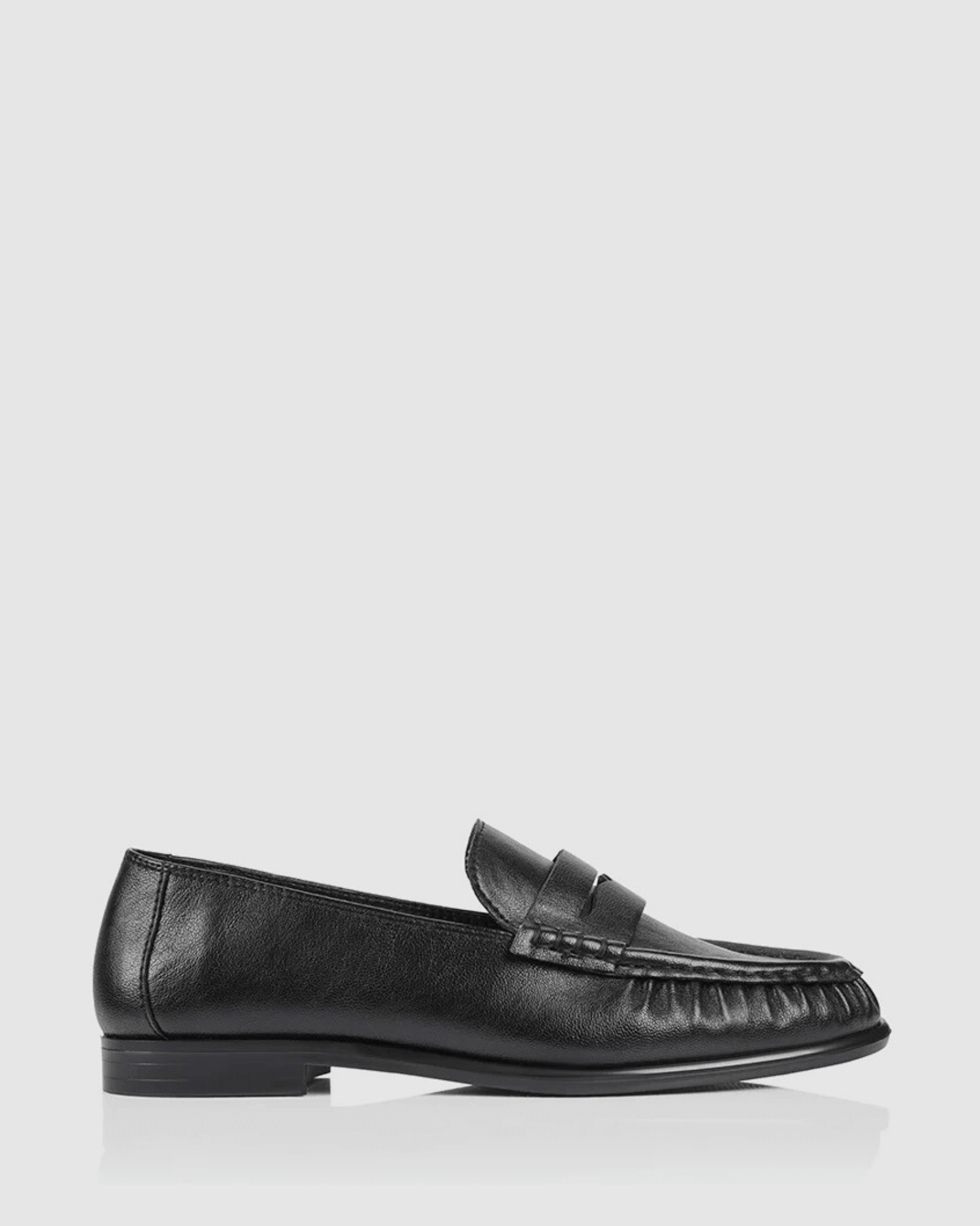 ANGEL LOAFERS BLACK CRINKLE