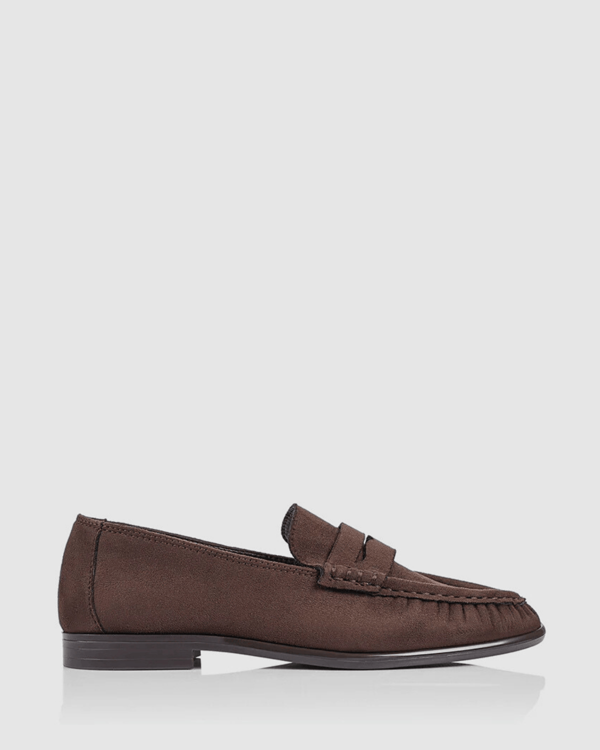 ANGEL LOAFERS CHOCOLATE BROWN MICRO