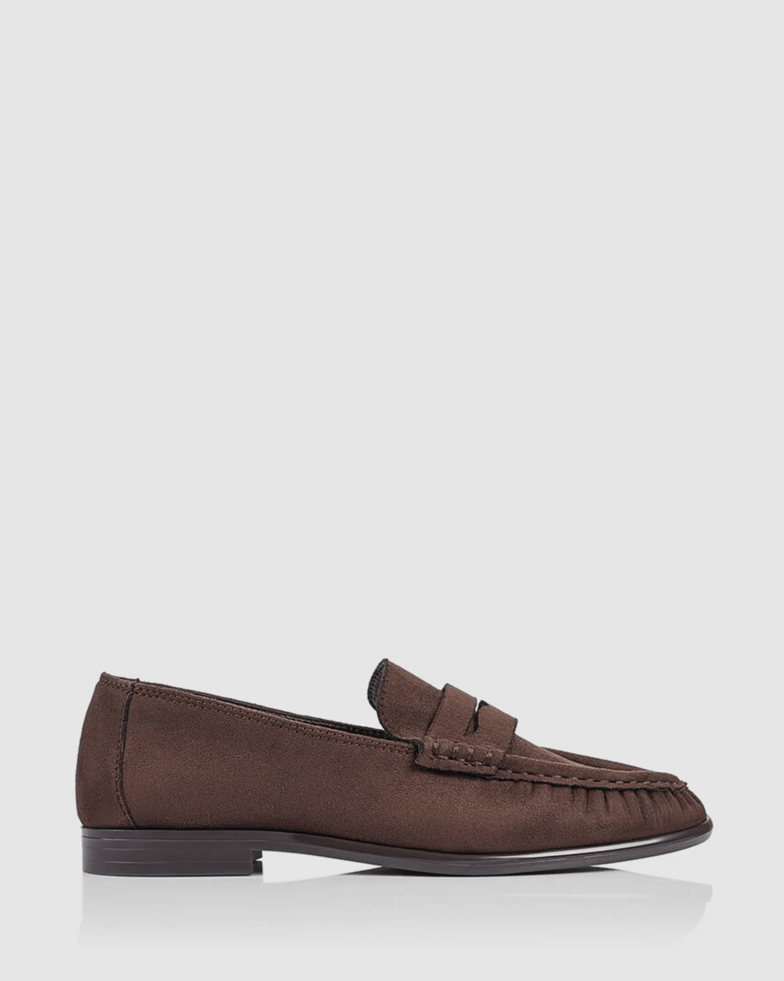 ANGEL LOAFERS CHOCOLATE BROWN MICRO