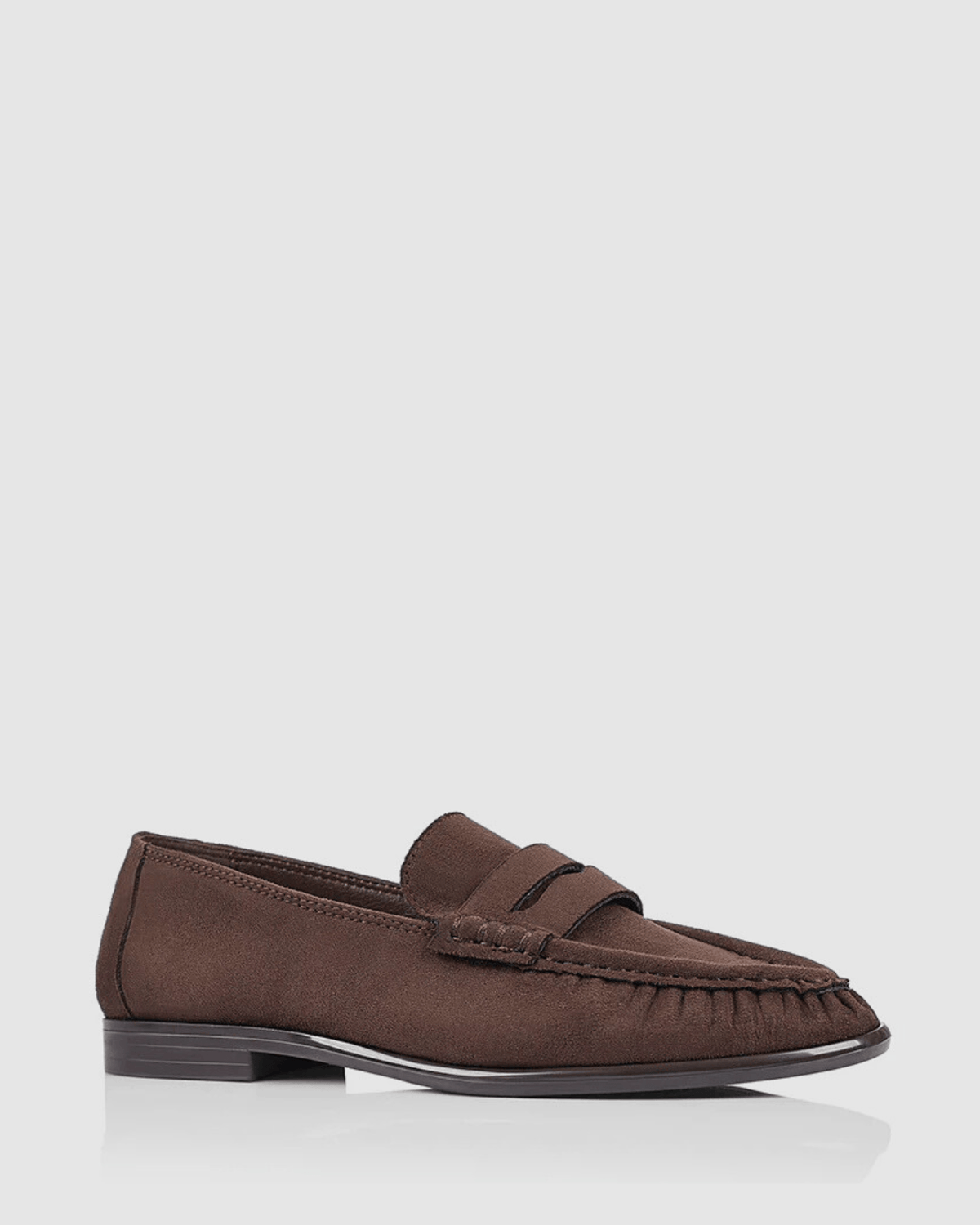 ANGEL LOAFERS CHOCOLATE BROWN MICRO