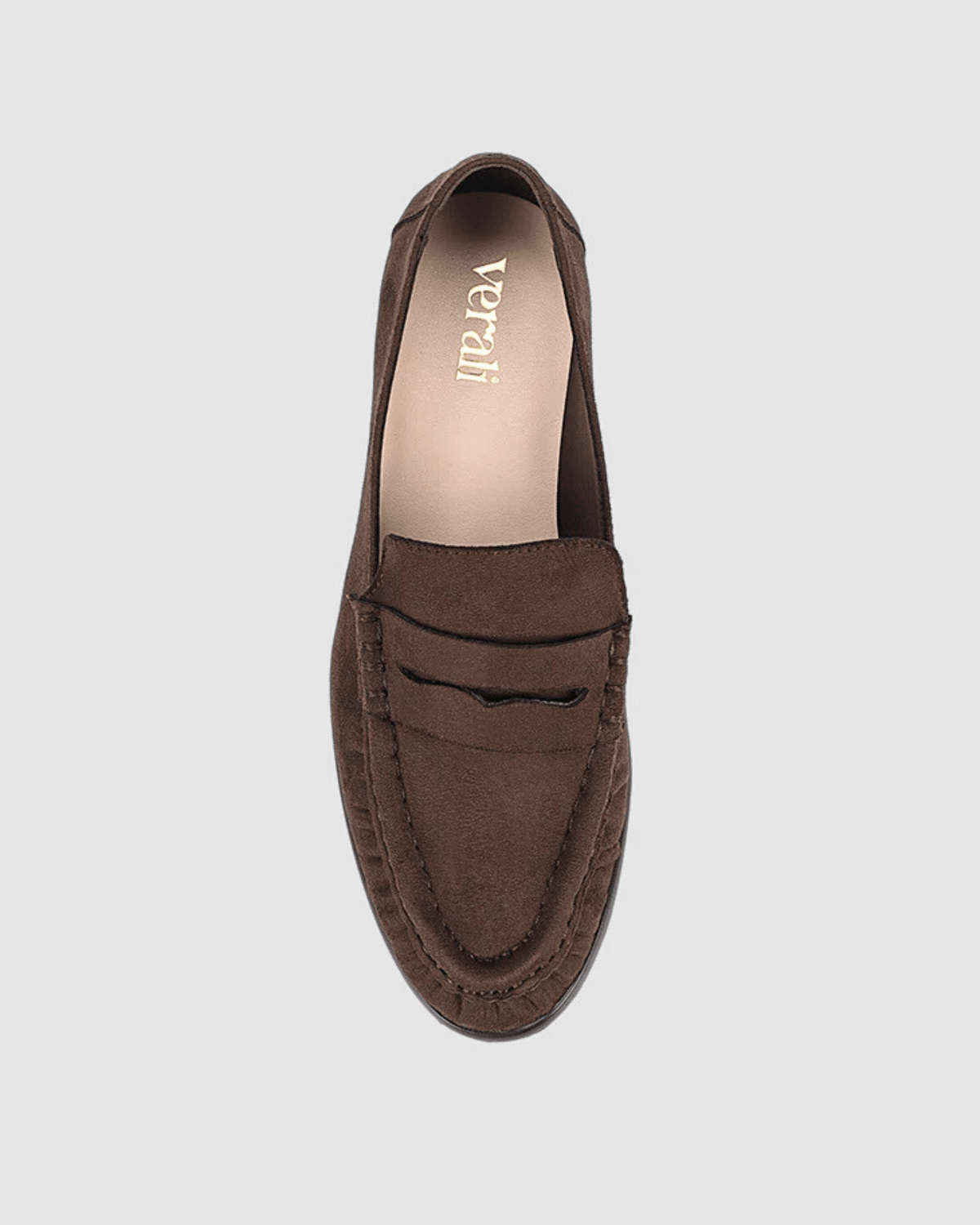 ANGEL LOAFERS CHOCOLATE BROWN MICRO