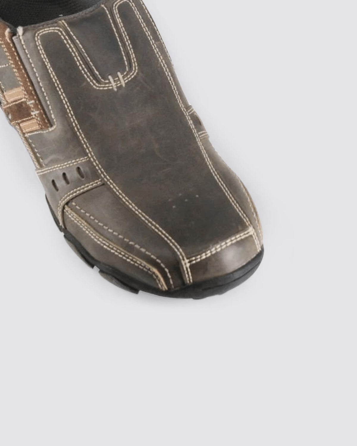 BECKER SLIP ON SNEAKERS SMOKEY LEATHER