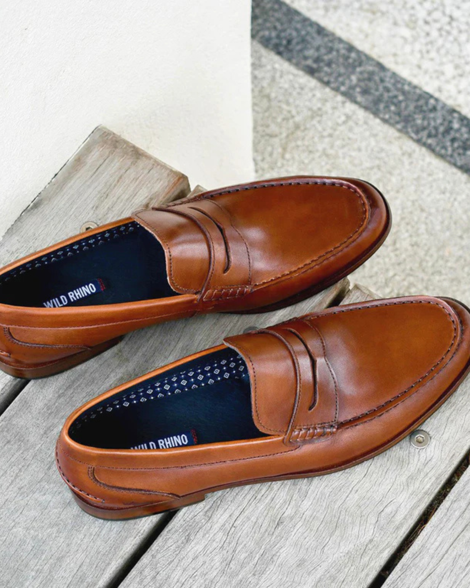 BOROUGH MENS LOAFERS TAN