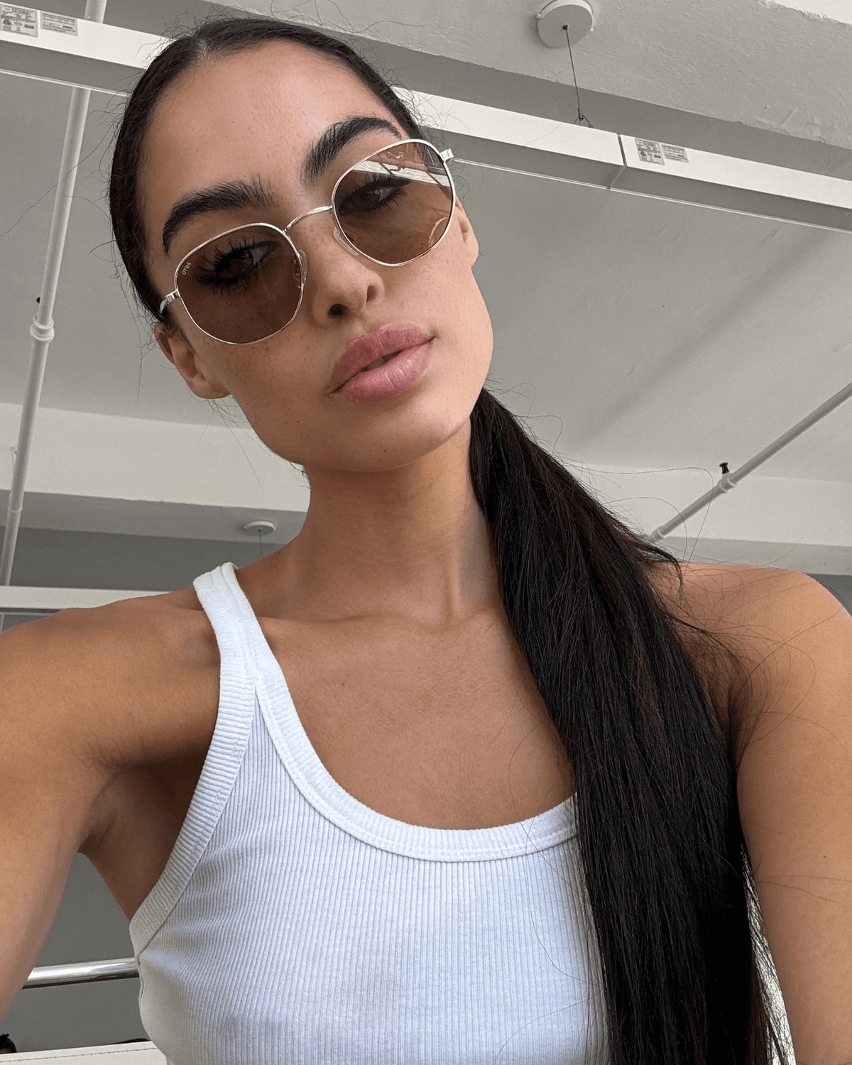 BOWIE SUNGLASSES GOLD/BROWN