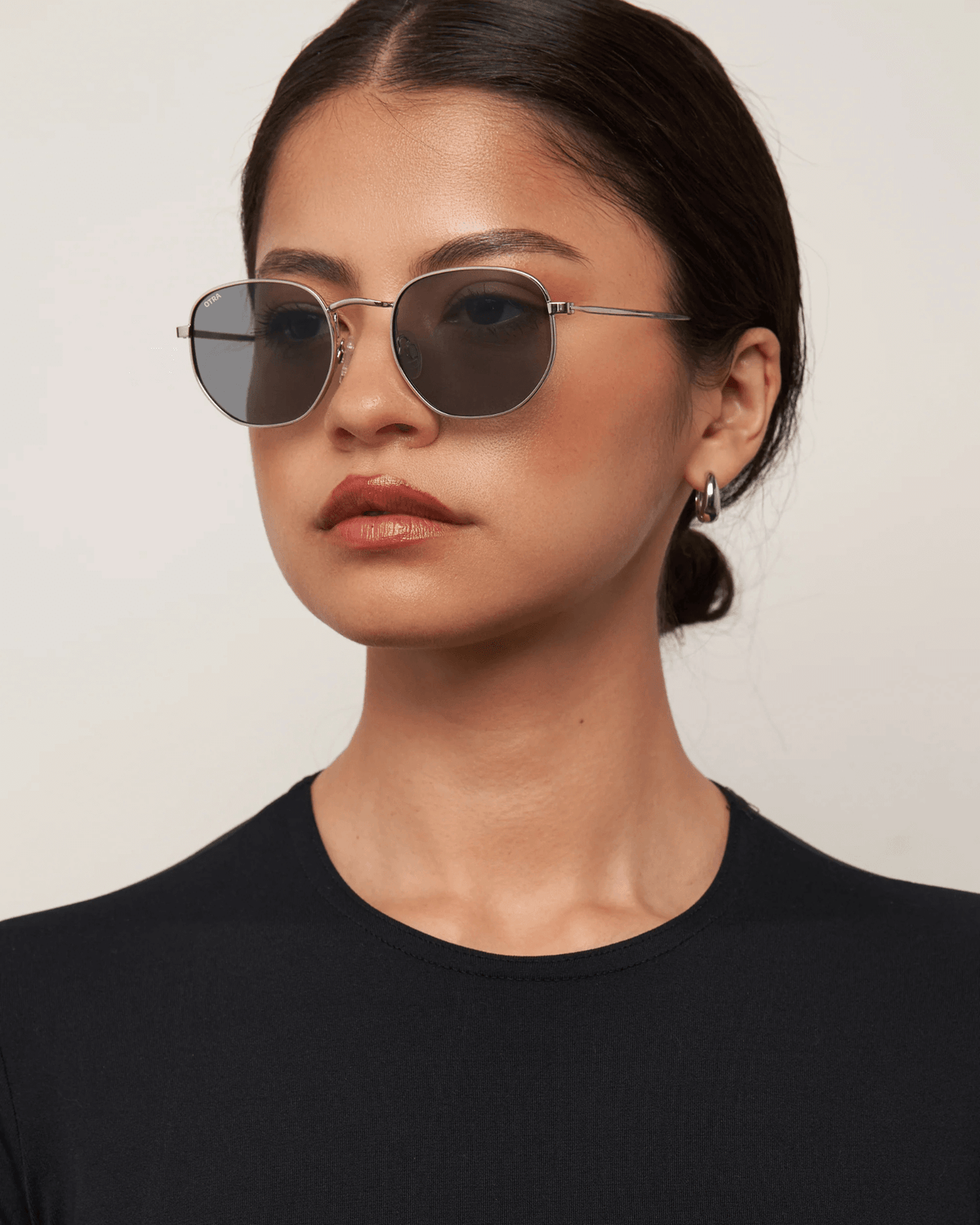 BOWIE SUNGLASSES SILVER/SMOKE