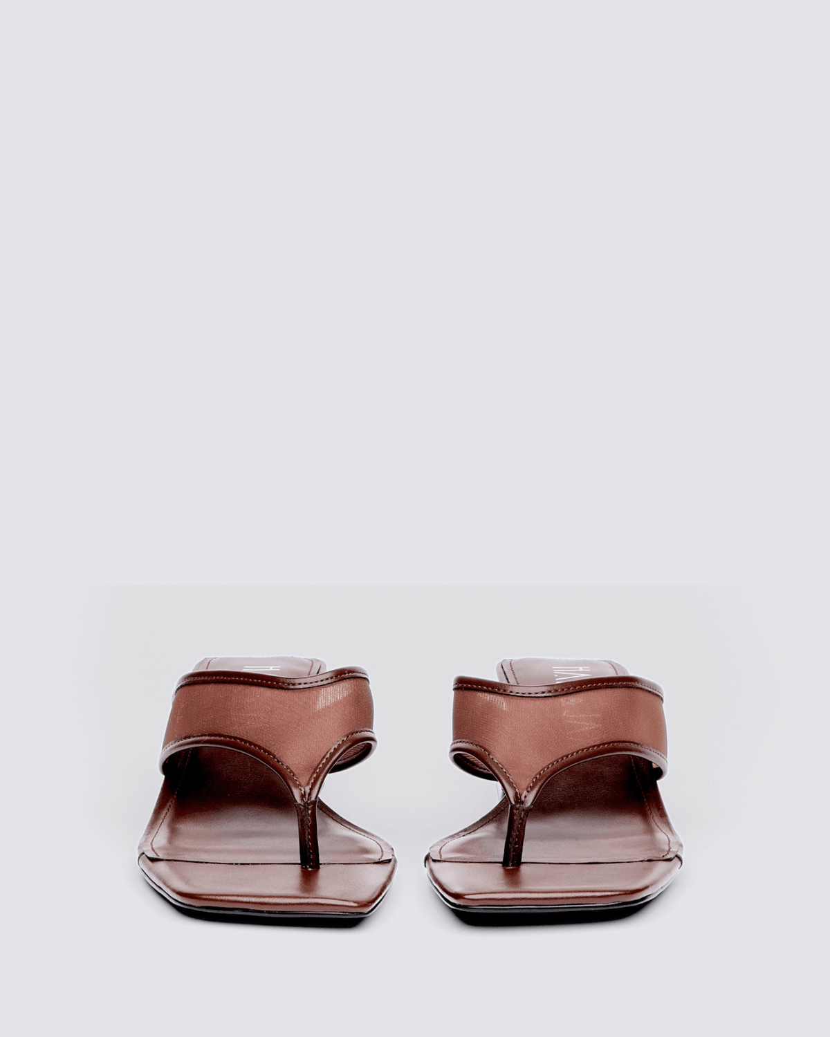 CELESTRIAL HEELED MULES CHOCOLATE