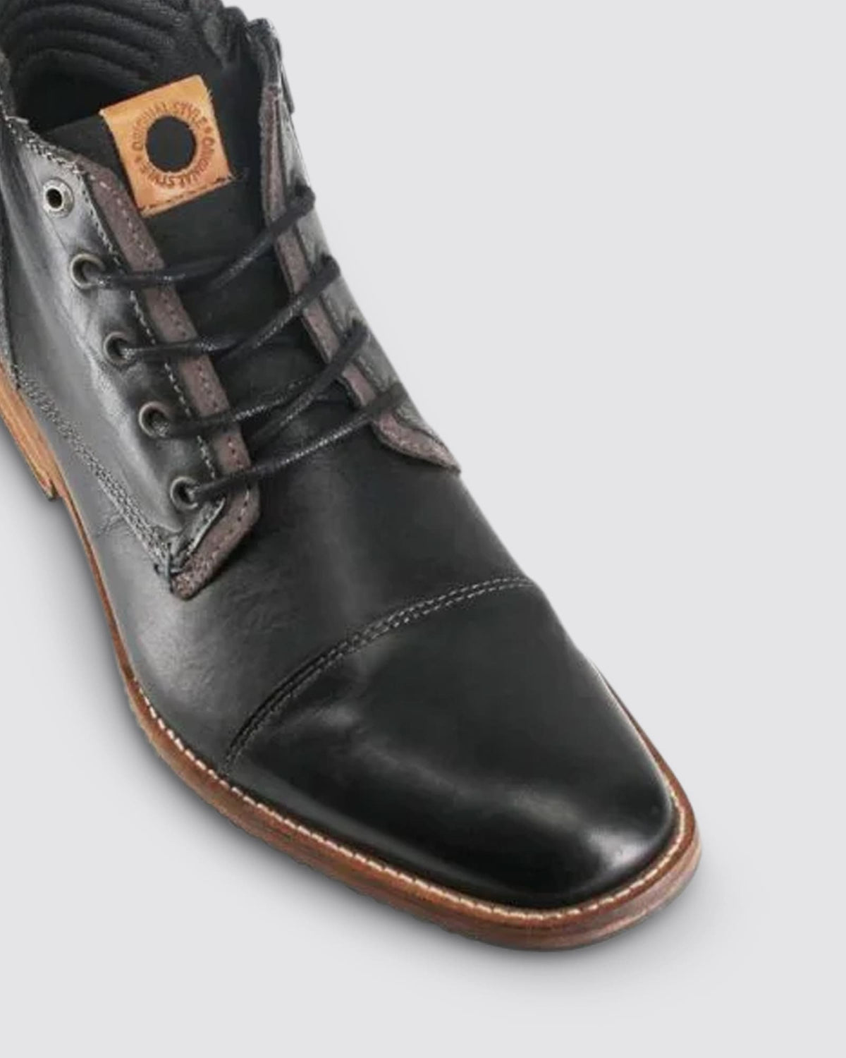 CHAMBERS BOOTS BLACK LEATHER