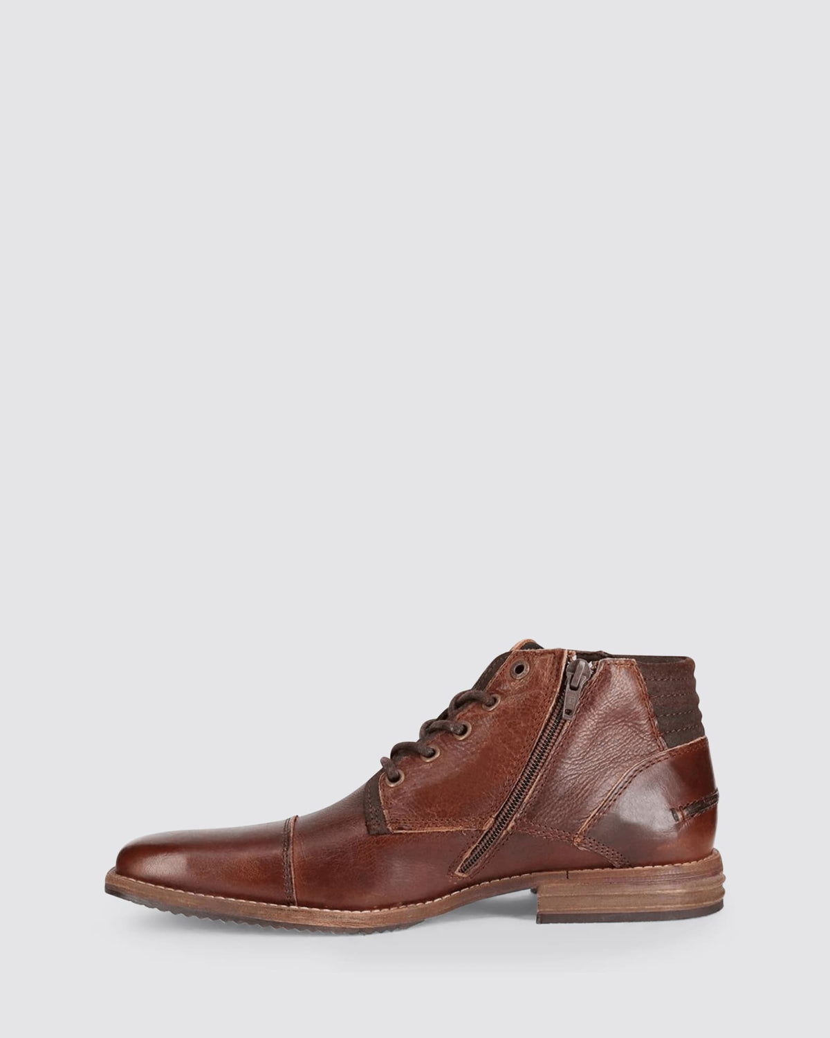 CHAMBERS BOOTS DARK BROWN LEATHER