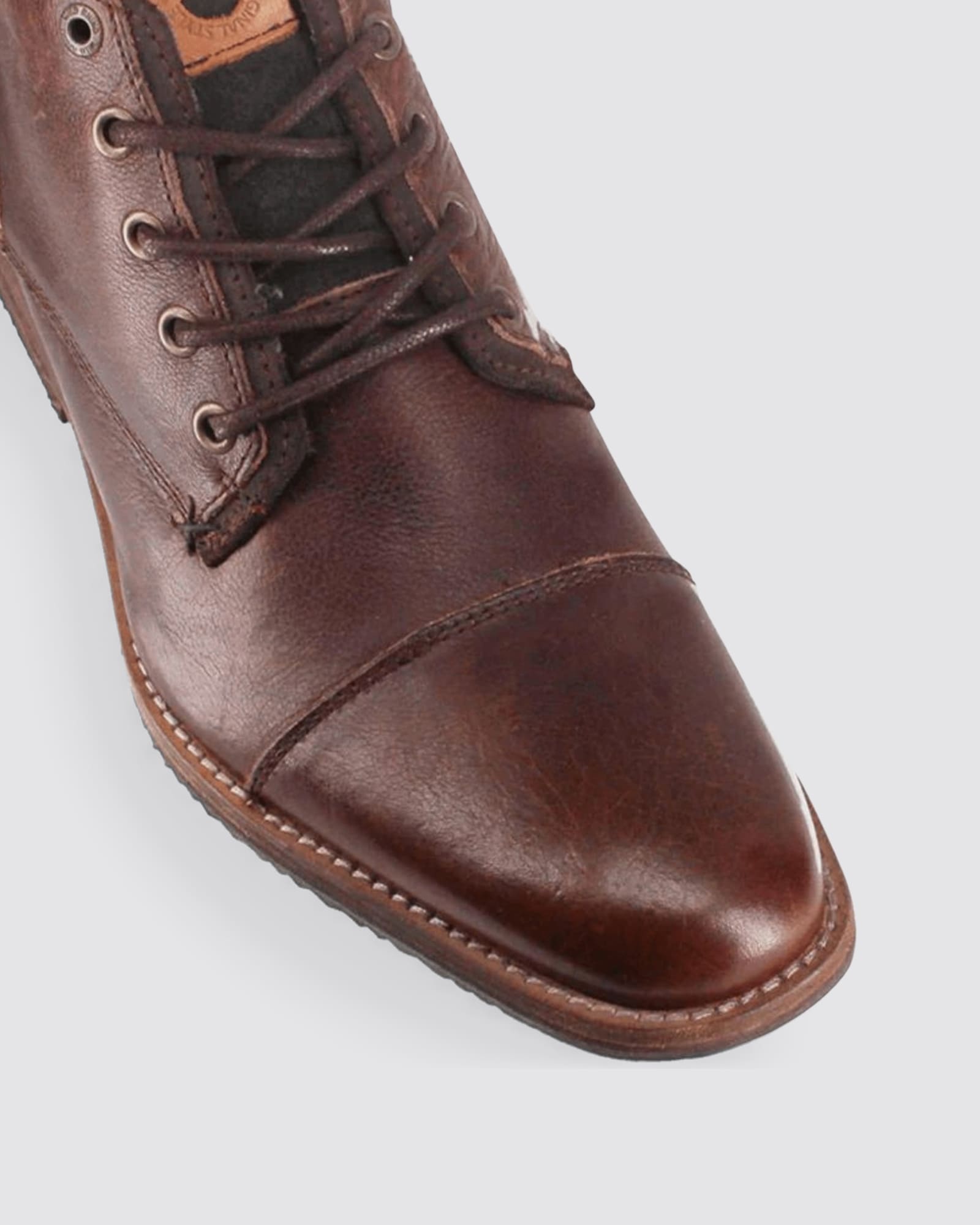 CHAMBERS BOOTS DARK BROWN LEATHER