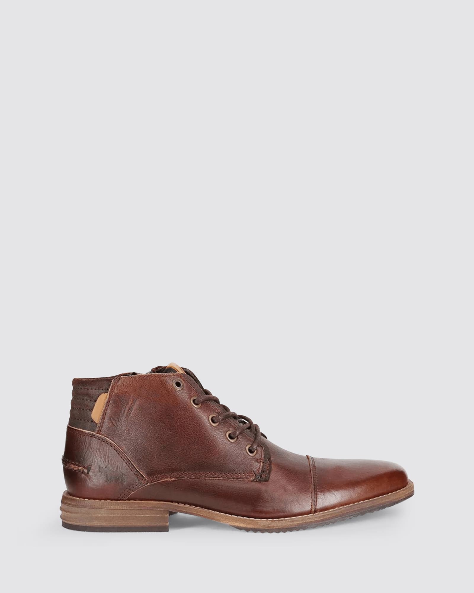 CHAMBERS BOOTS DARK BROWN LEATHER
