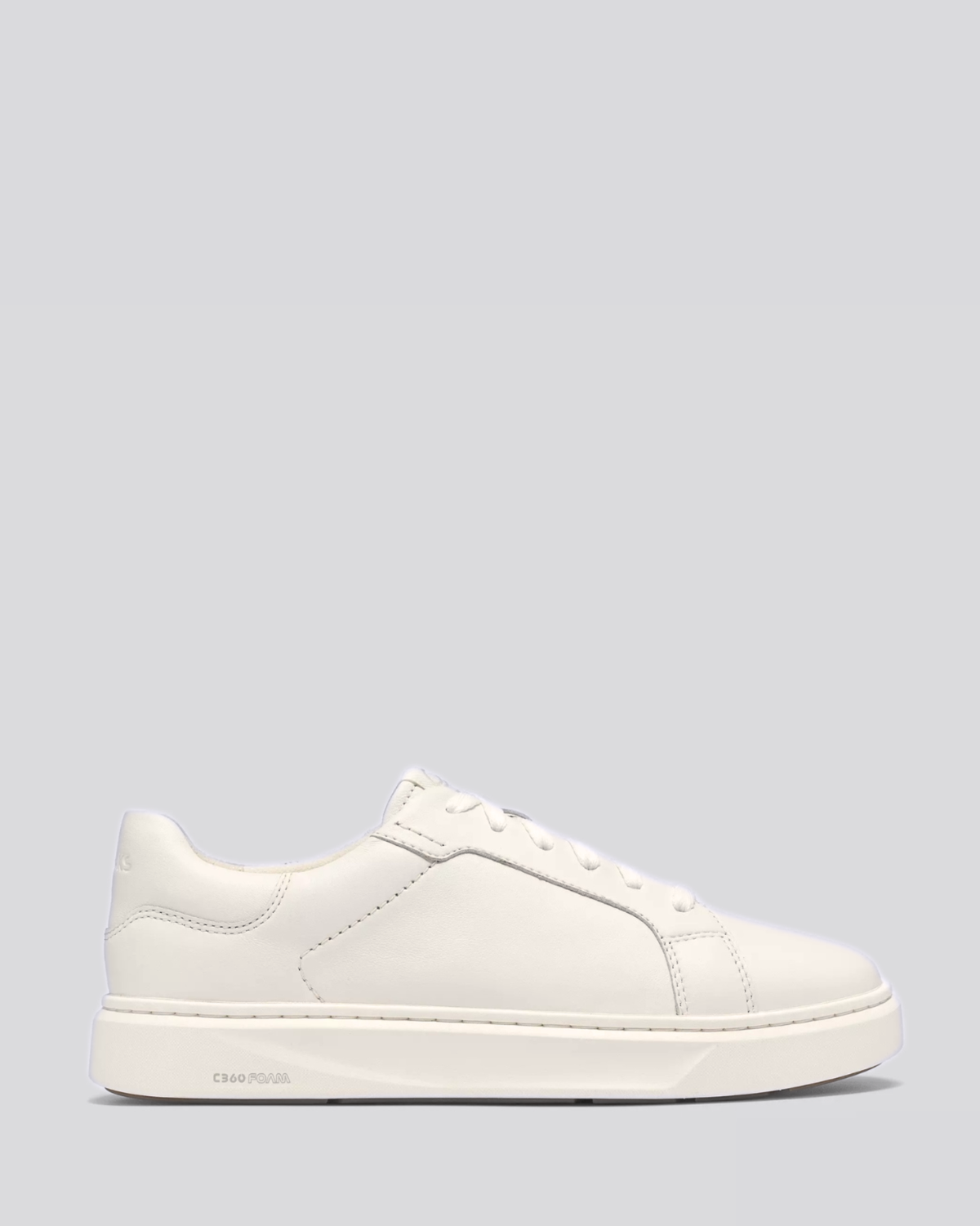 CODE C LACE SNEAKERS WHITE LEATHER